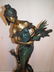 LARGE FIGURAL BRONZE LAMP - 2