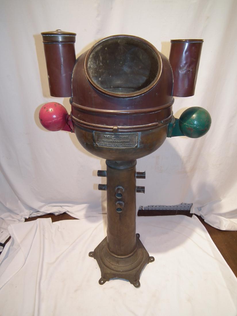 ENGLISH FLOOR BINNACLE (1 of 3)