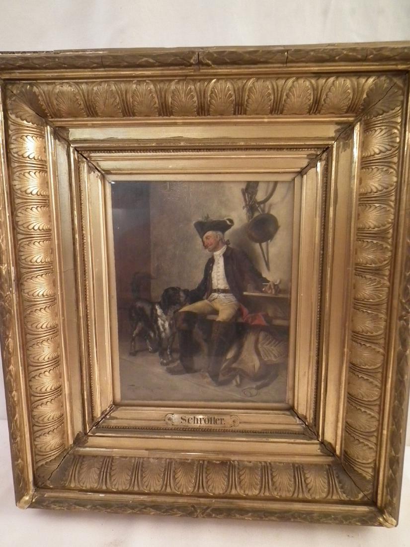 SCHROTTER PAINTING OF HUNTER (1 of 2)