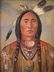 INDIAN OIL PORTRAIT KIOWA CHIEF - 3