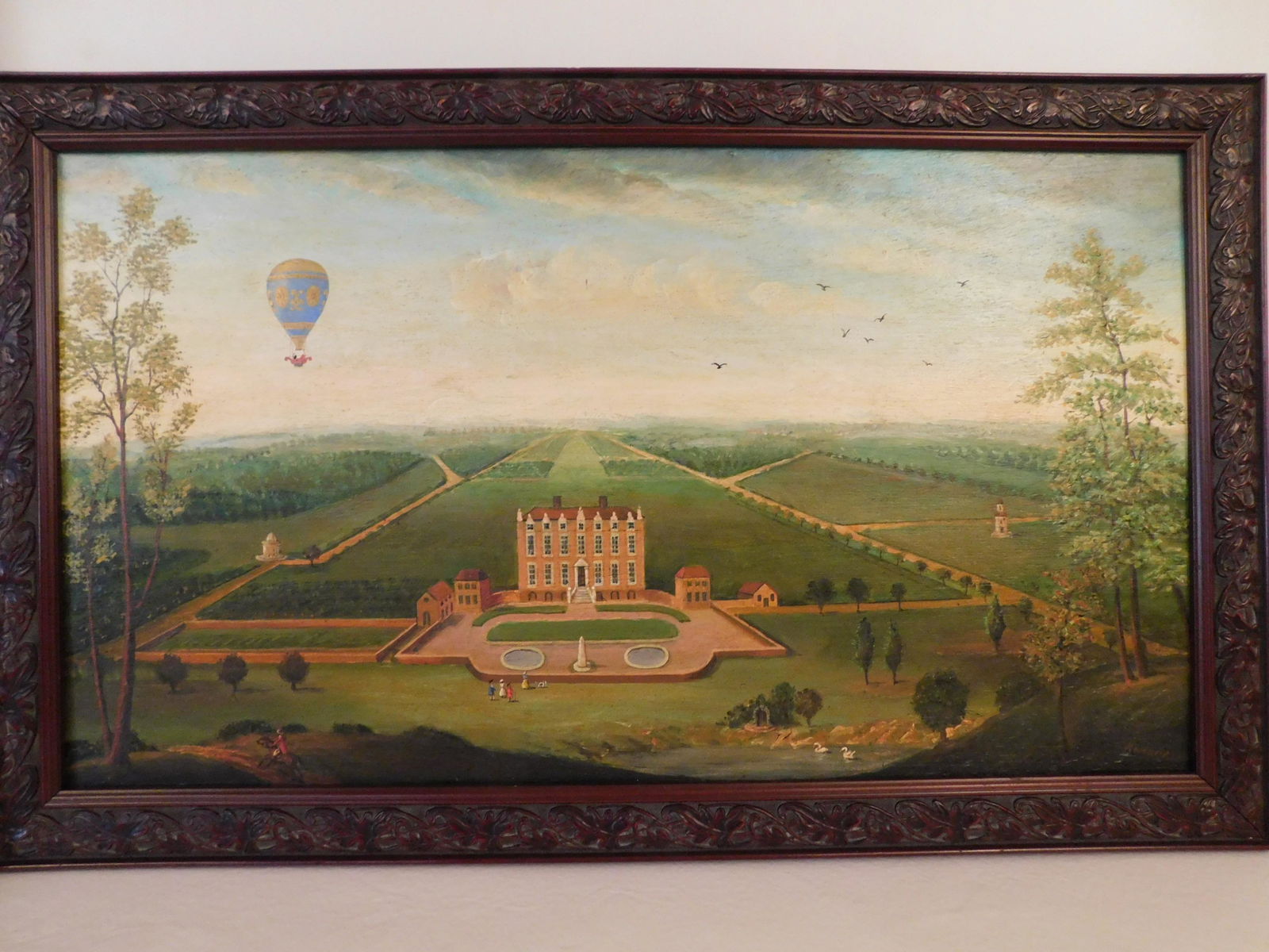 RENARD PAINTING CASTLE & BALLOON (1 of 3)