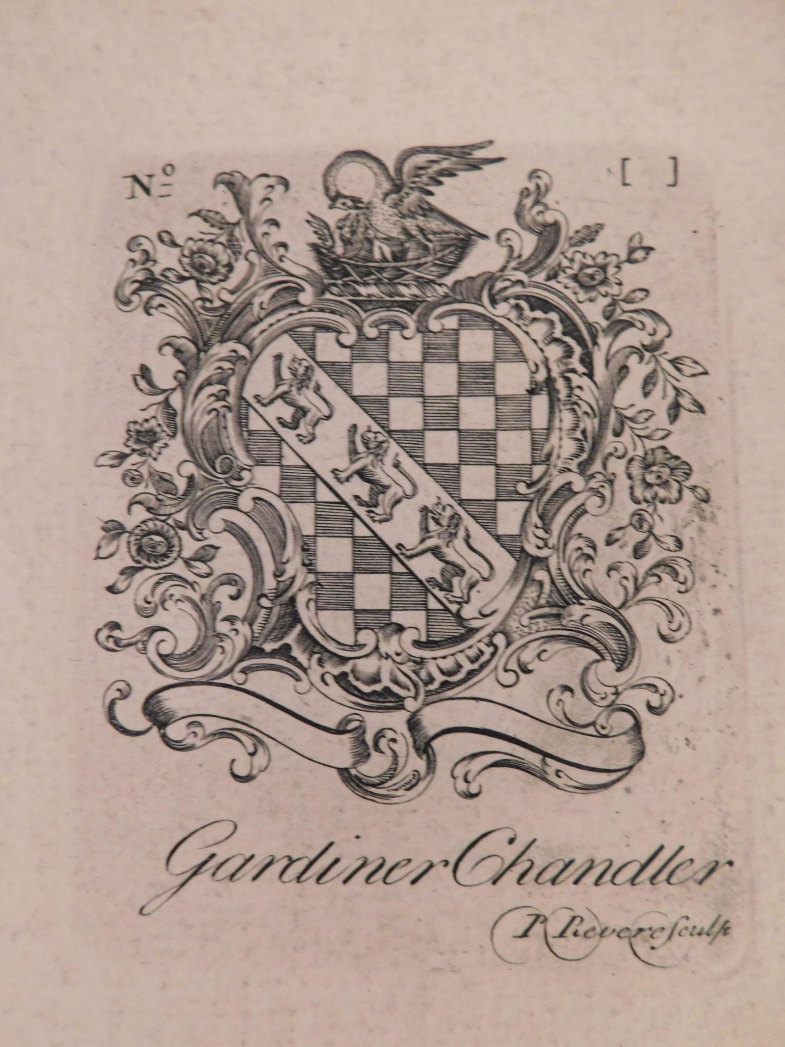 PAUL REVERE BOOK PLATE (1 of 4)