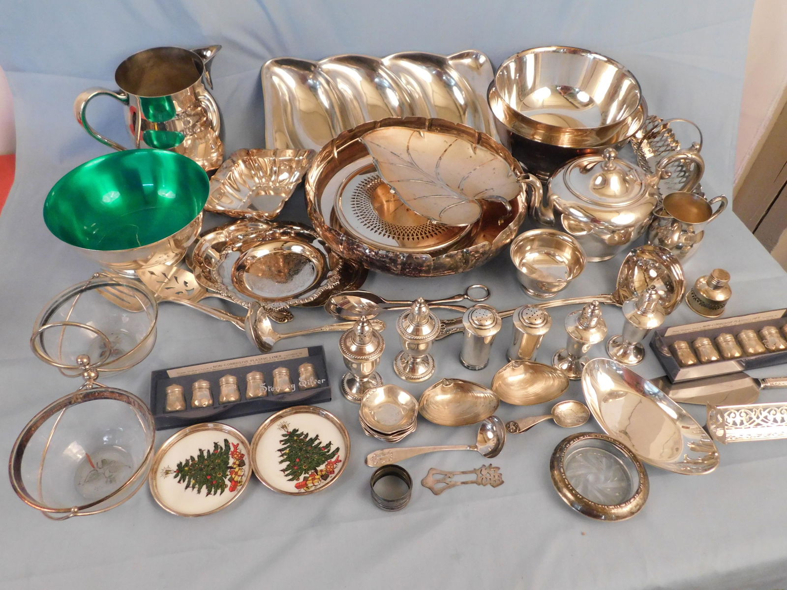 STERLING & SILVER PLATED LOT (1 of 3)