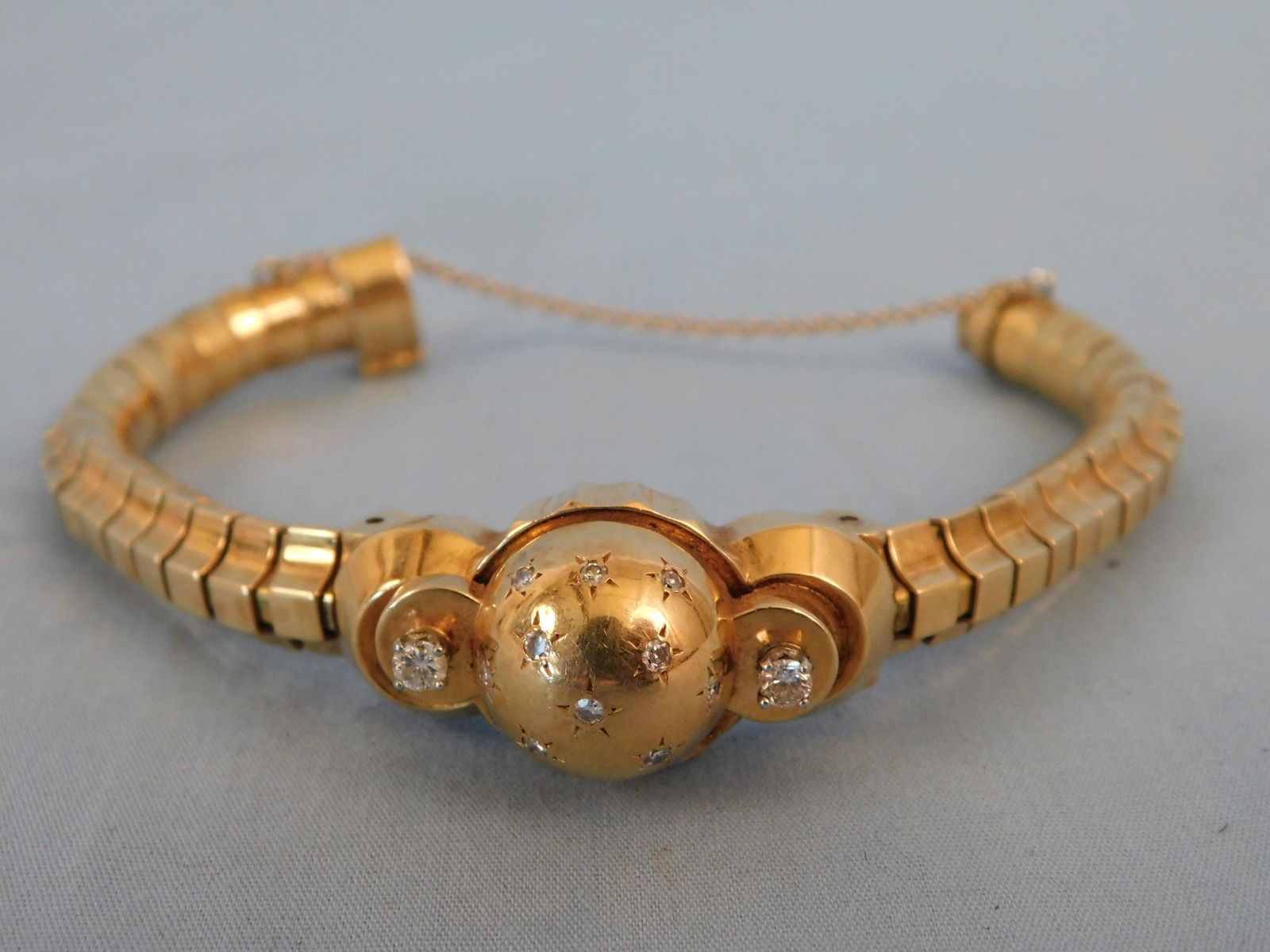 18K GOLD BRACELET WATCH VAN CLEEF (1 of 3)