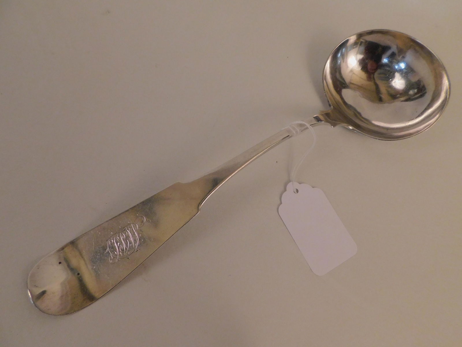LARGE COIN SILVER LADLE - KENDRICK (1 of 4)