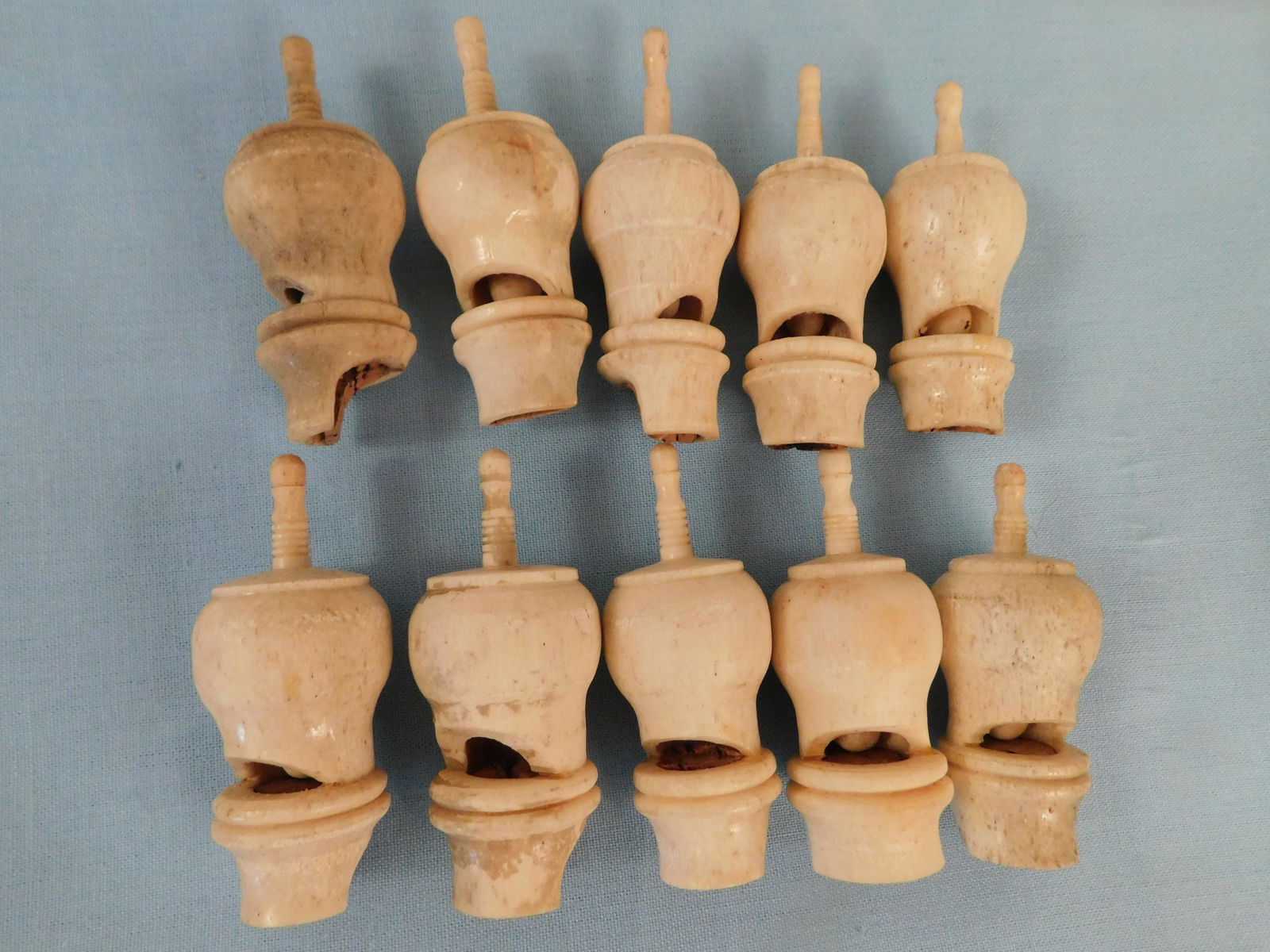 10 WHALEBONE WHISTLES (1 of 2)