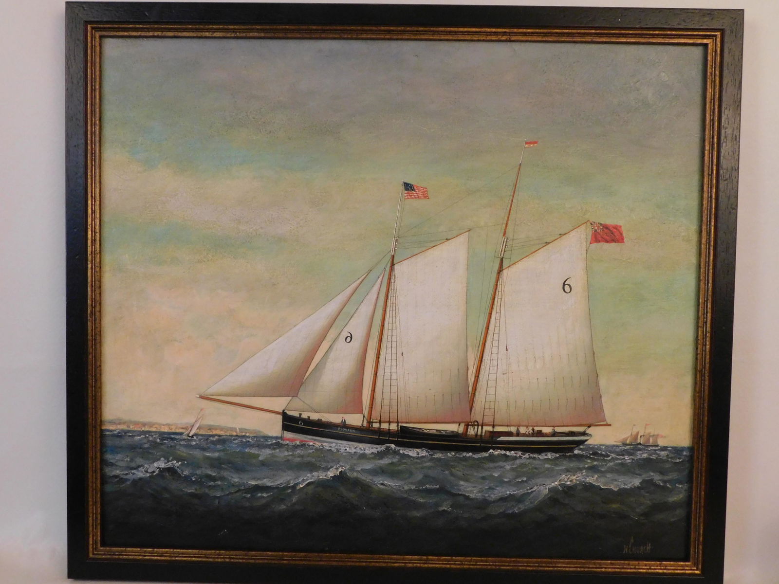 LIVERPOOL PILOT SCHOONER PAINTING (1 of 5)