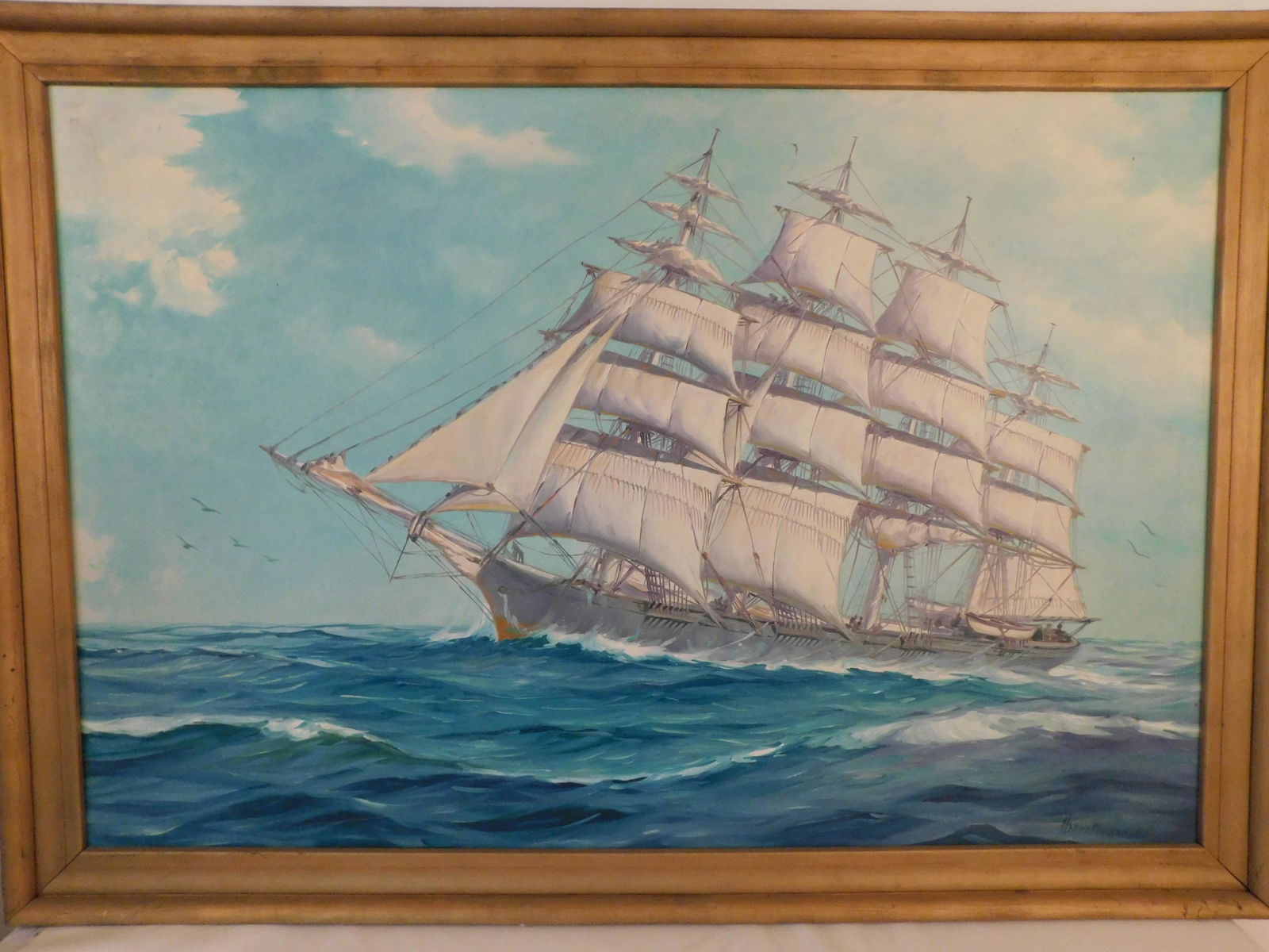 SILVA FERNANDES SHIP PAINTING (1 of 2)