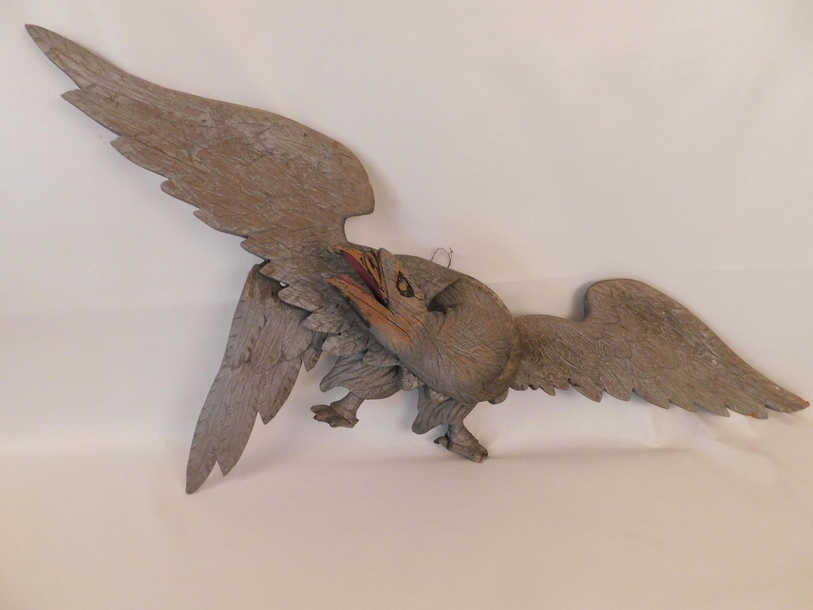 WOOD EAGLE PLAQUE 1964 (1 of 4)