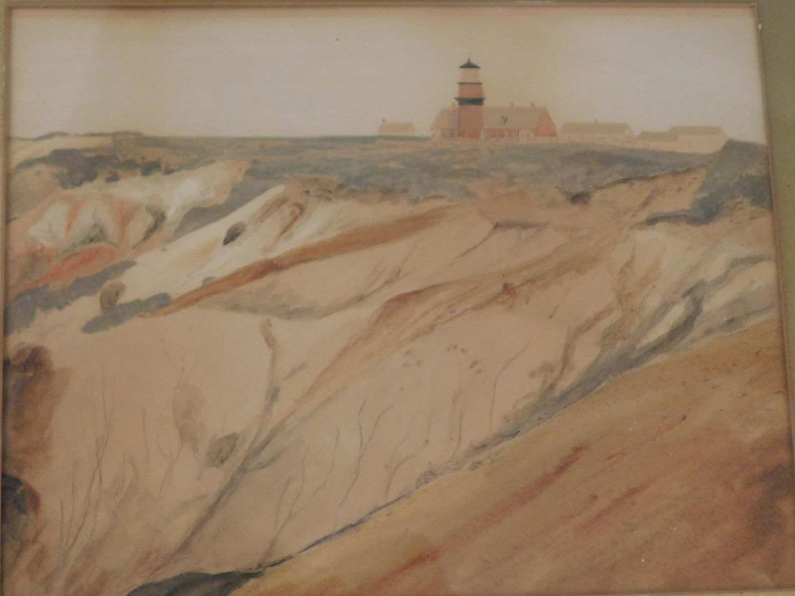 GAY HEAD LIGHTHOUSE PAINTING (1 of 2)
