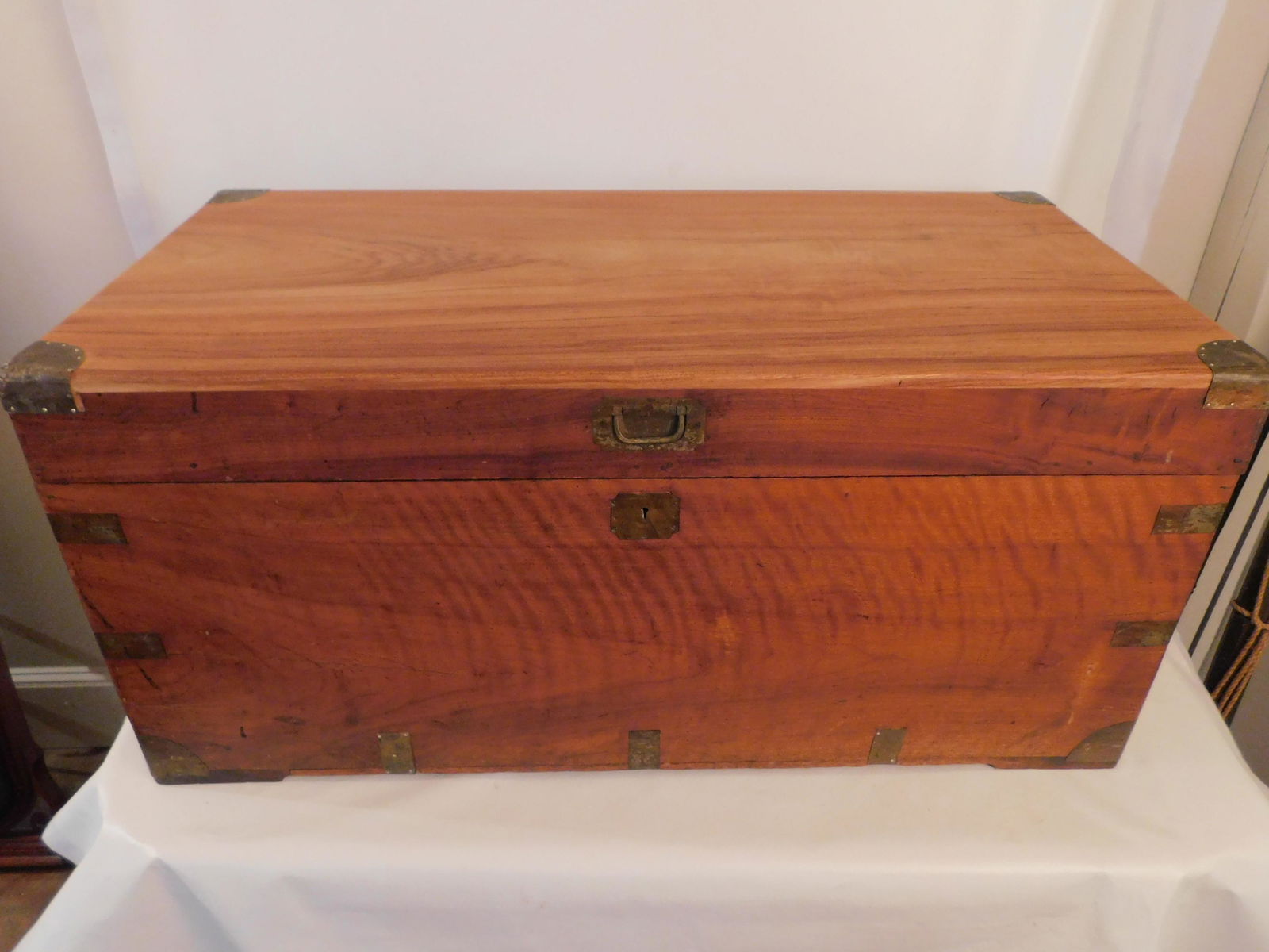 ANTIQUE CAMPHOR TRUNK (1 of 3)