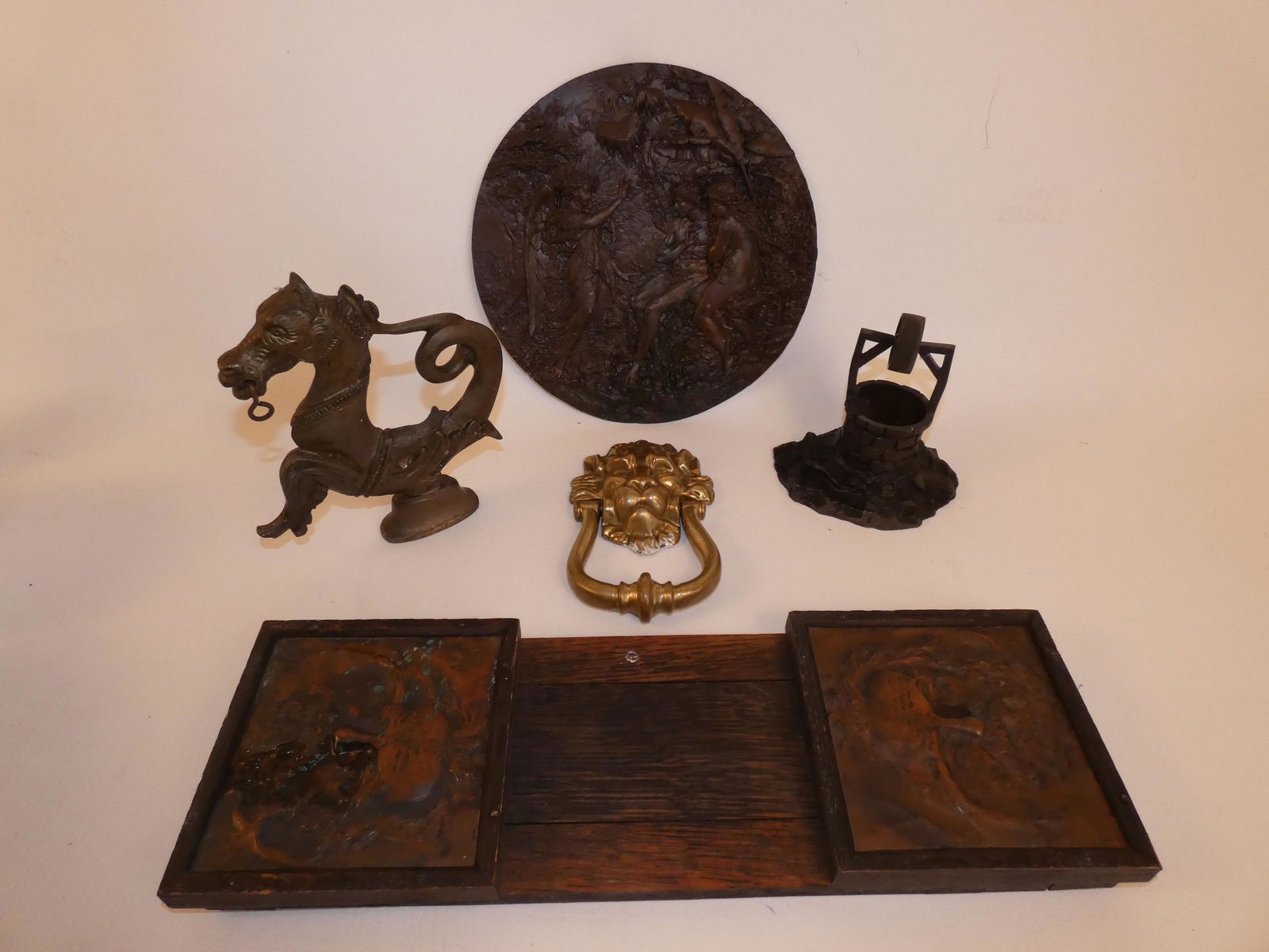 LOT BRONZE & METAL ITEMS (1 of 4)