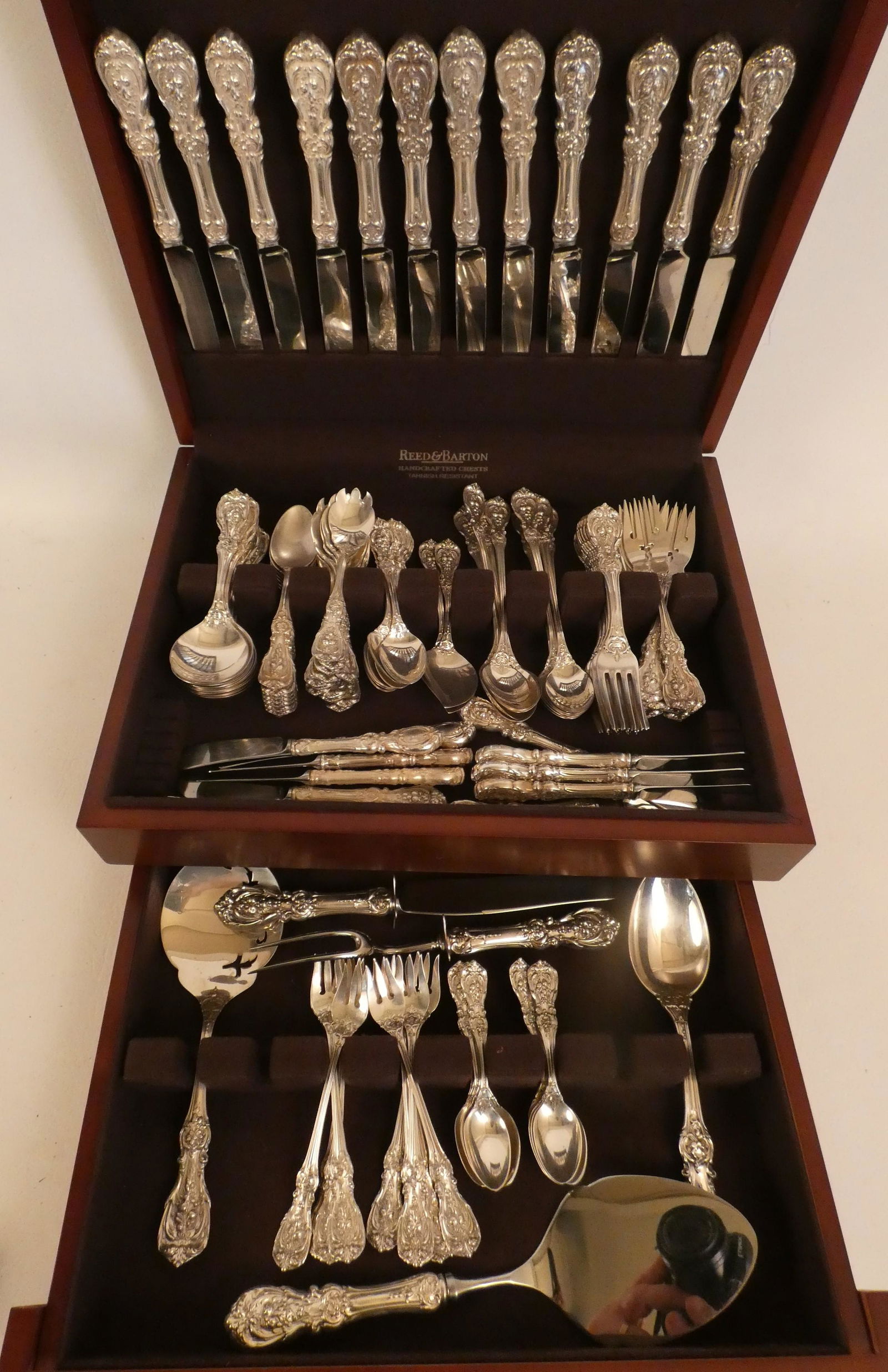 FRANCIS 1ST STERLING FLATWARE SET FOR 12 (1 of 4)