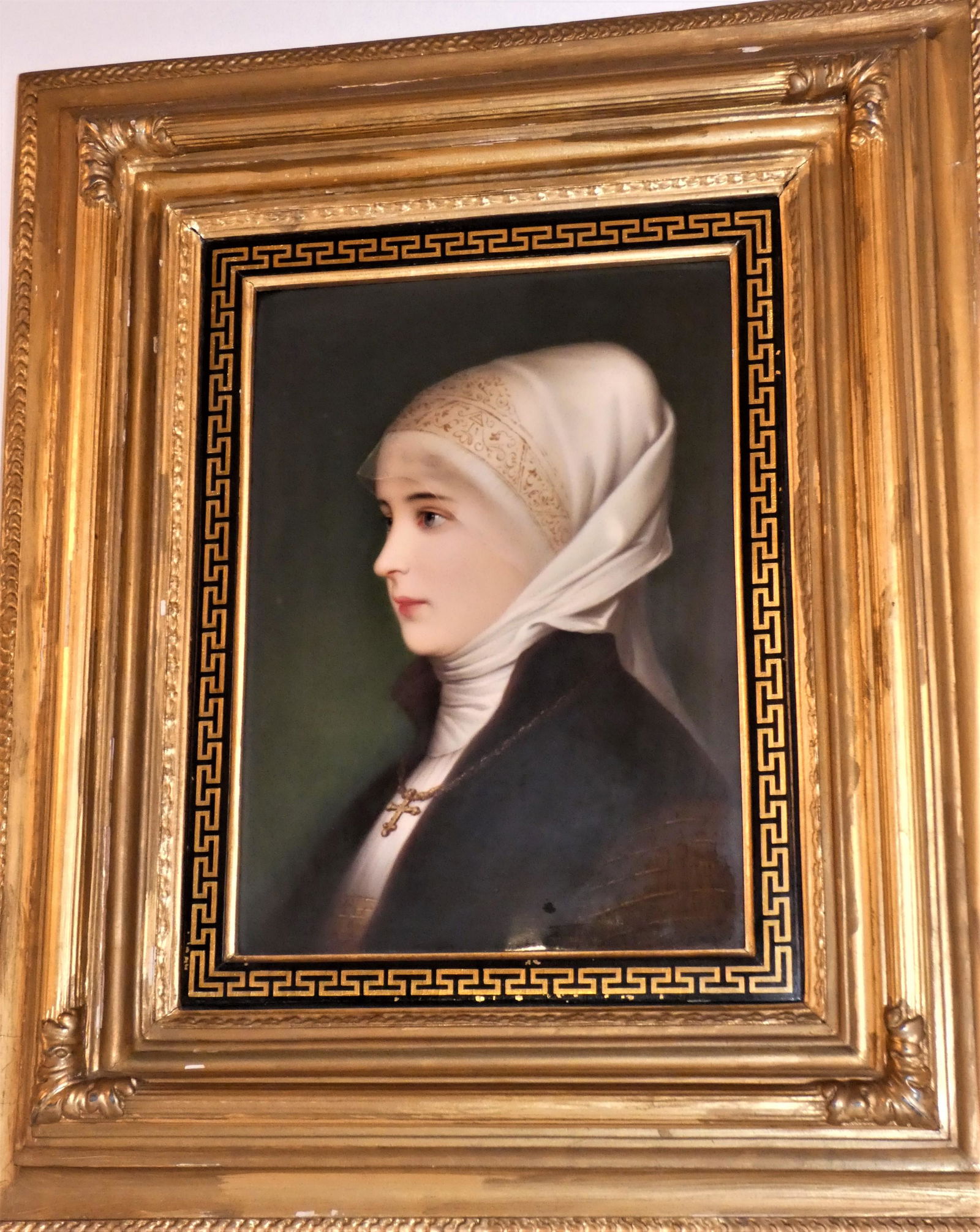 ANTIQUE KPM PORTRAIT PLAQUE (1 of 6)