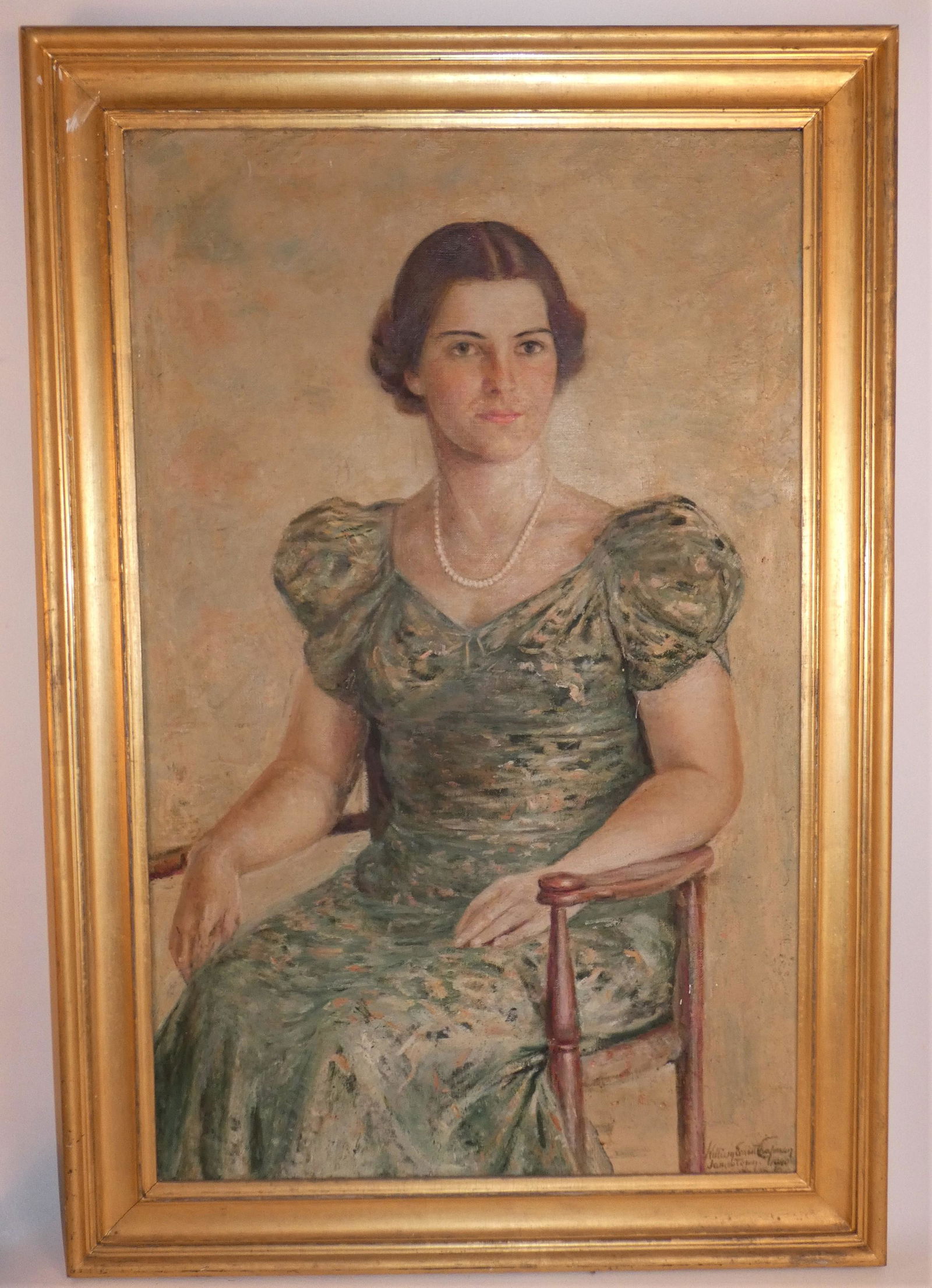 PORTRAIT  OF LADY BY W.E. CHAPMAN (1 of 4)