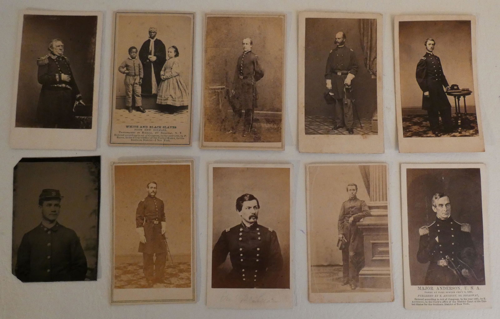 CIVIL WAR CDV'S & ANTIQUE PHOTO ALBUMS (1 of 12)