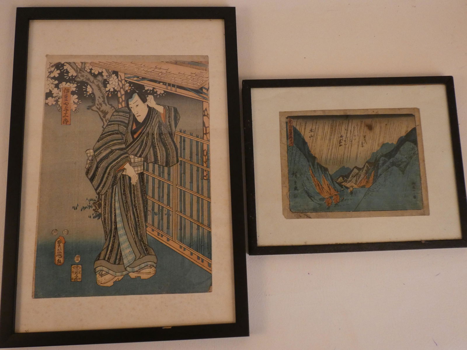 2 SIGNED JAPANESE WOODBLOCK PRINTS (1 of 3)
