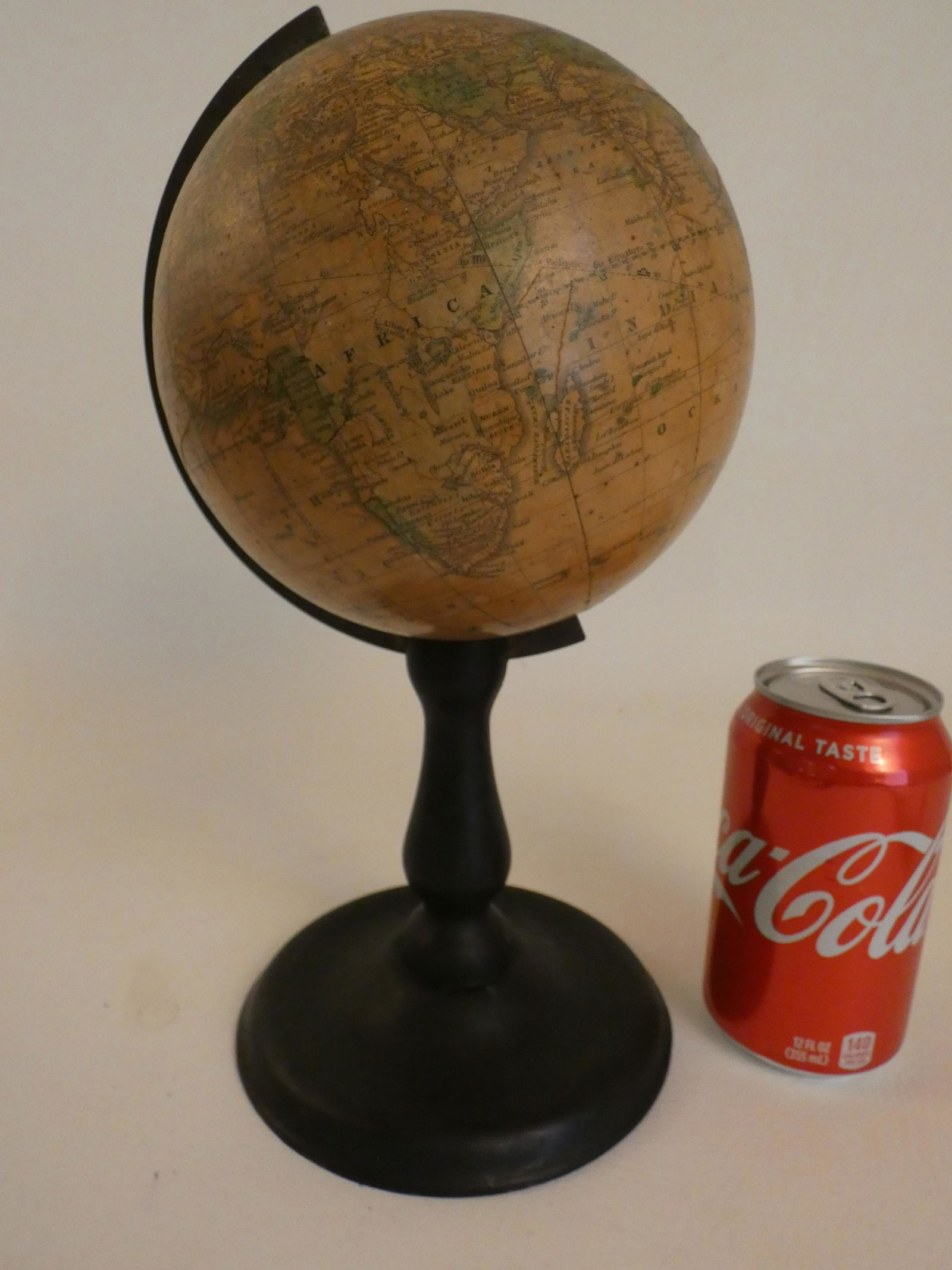 JOSLINS C 1890 DESK GLOBE ON STAND (1 of 5)