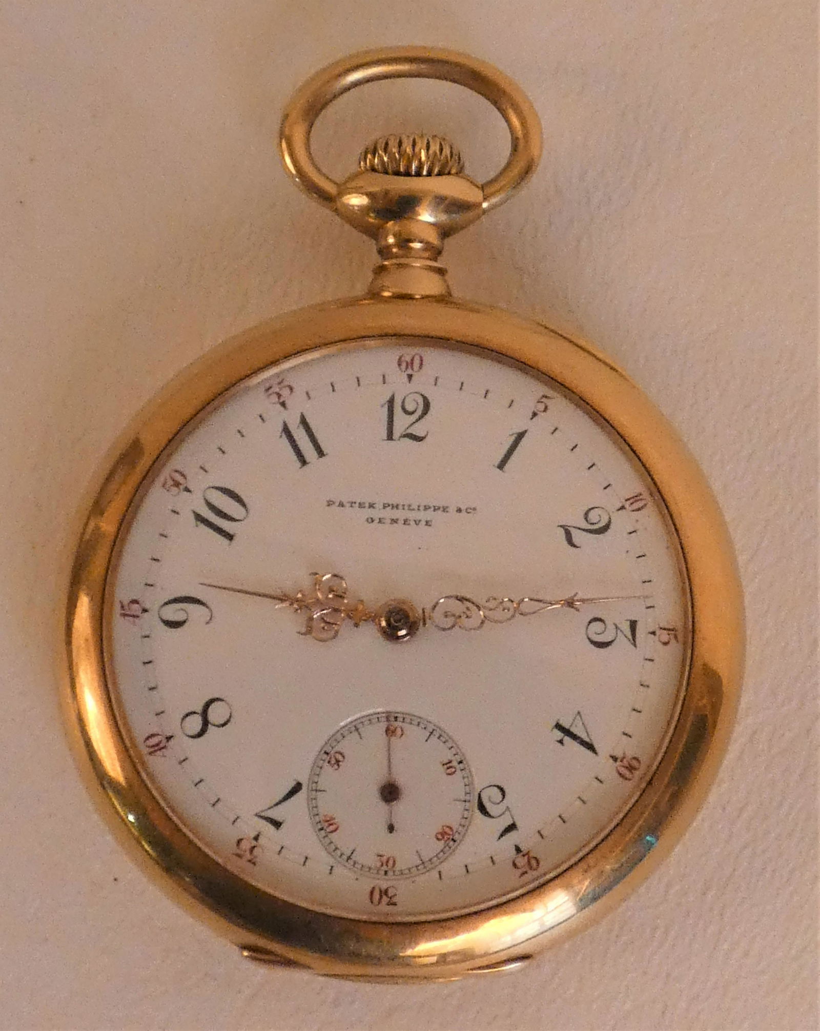 PATEK PHILIPPE 18K GOLD POCKET WATCH (1 of 9)