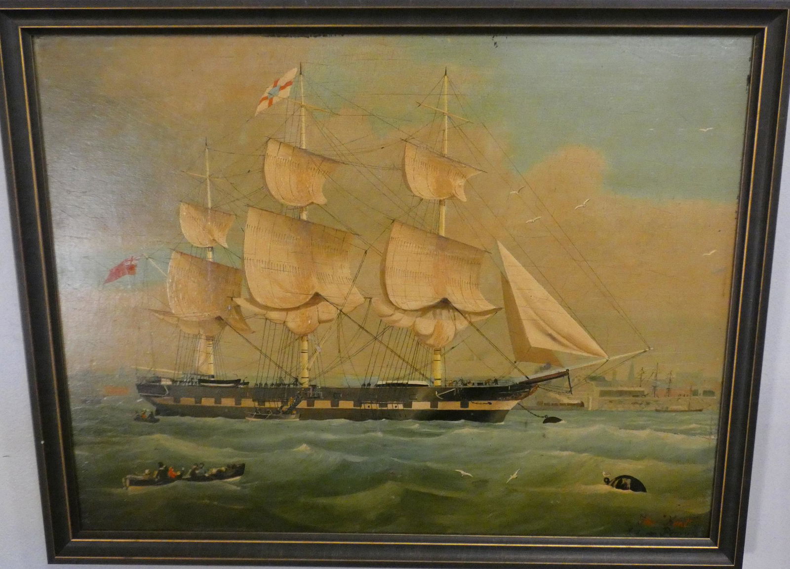EDWIN PEGRUM SHIP PAINTING (1 of 6)