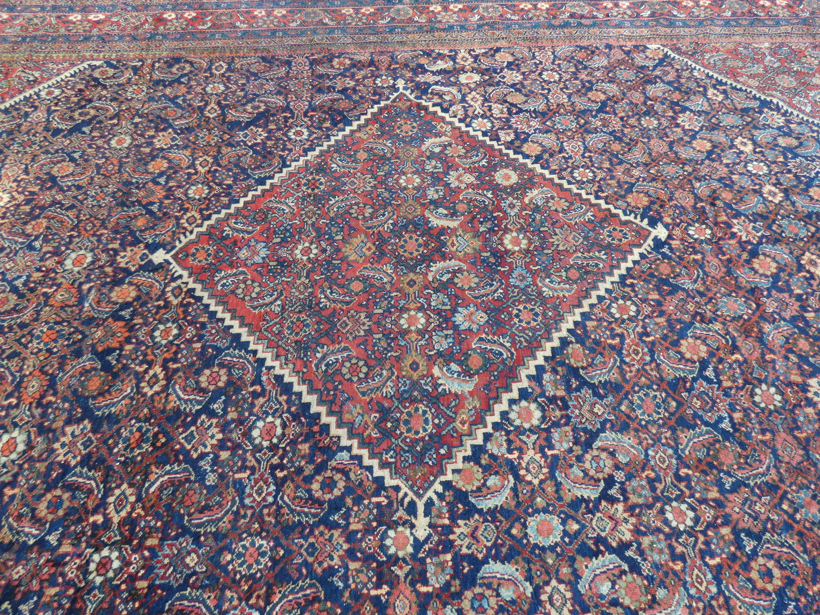 ANTIQUE TABRIZ CARPET 11 x 17 FEET (1 of 5)