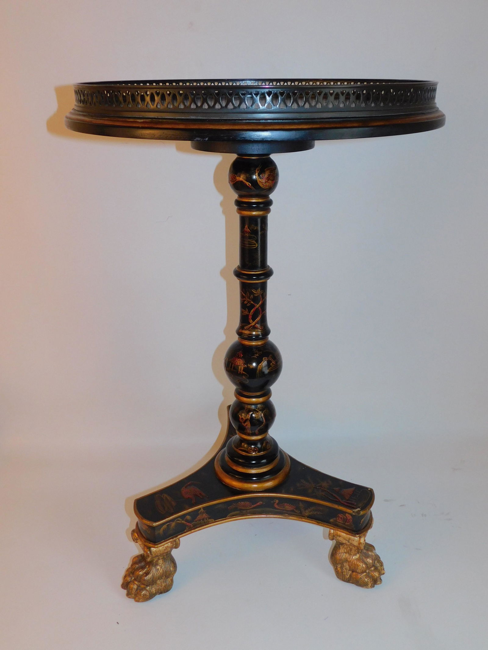 CHINESE CHIPPENDALE TABLE (1 of 3)