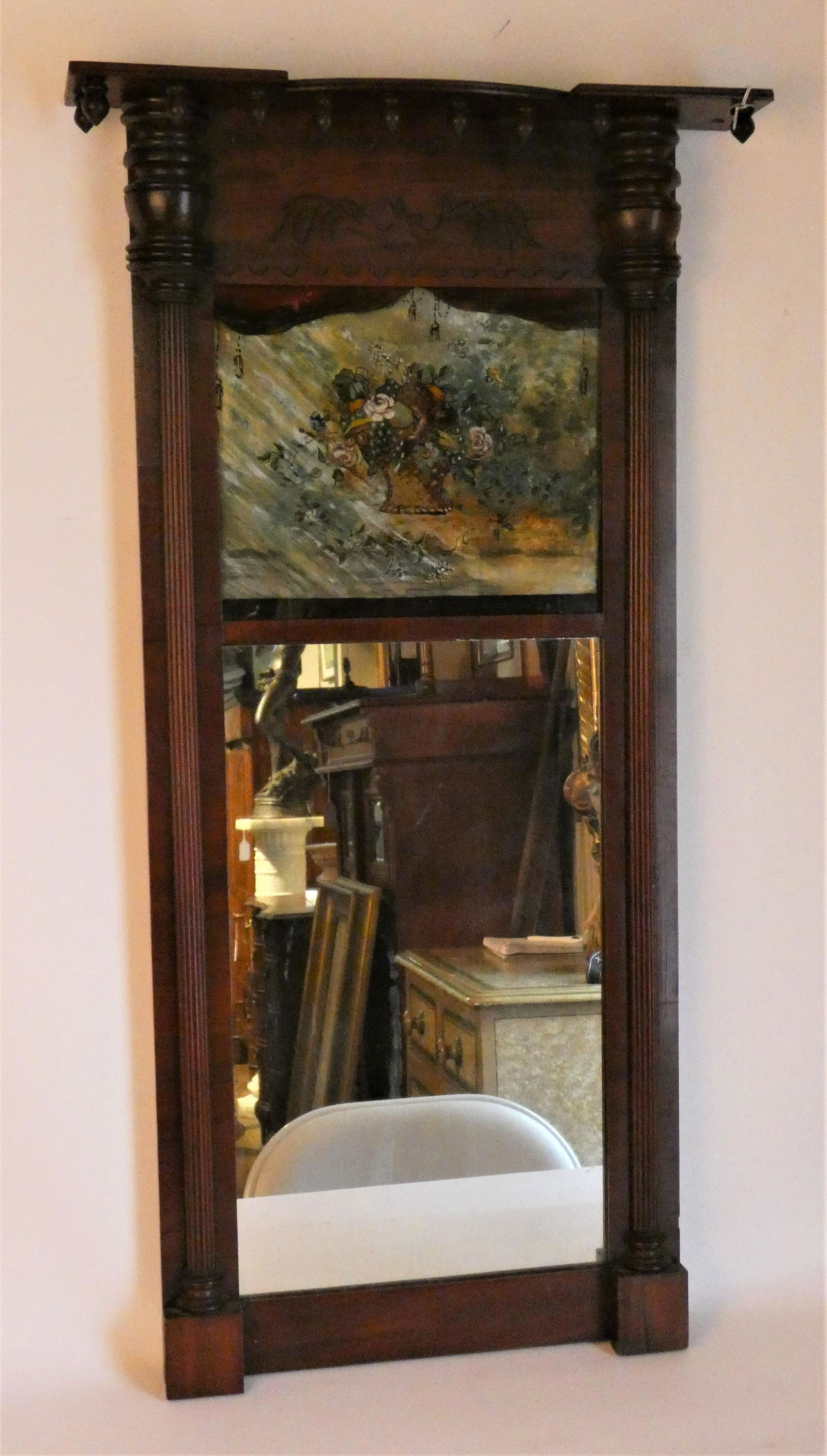 FEDERAL PAINTED WALL MIRROR (1 of 3)