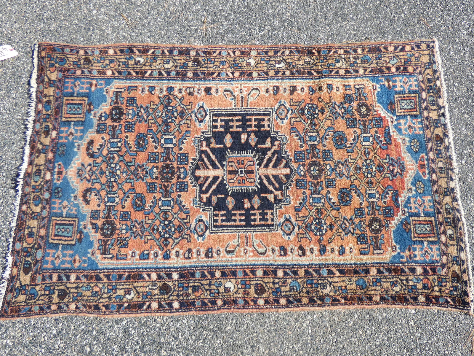 OLD HAMADAN SCATTER RUG (1 of 3)