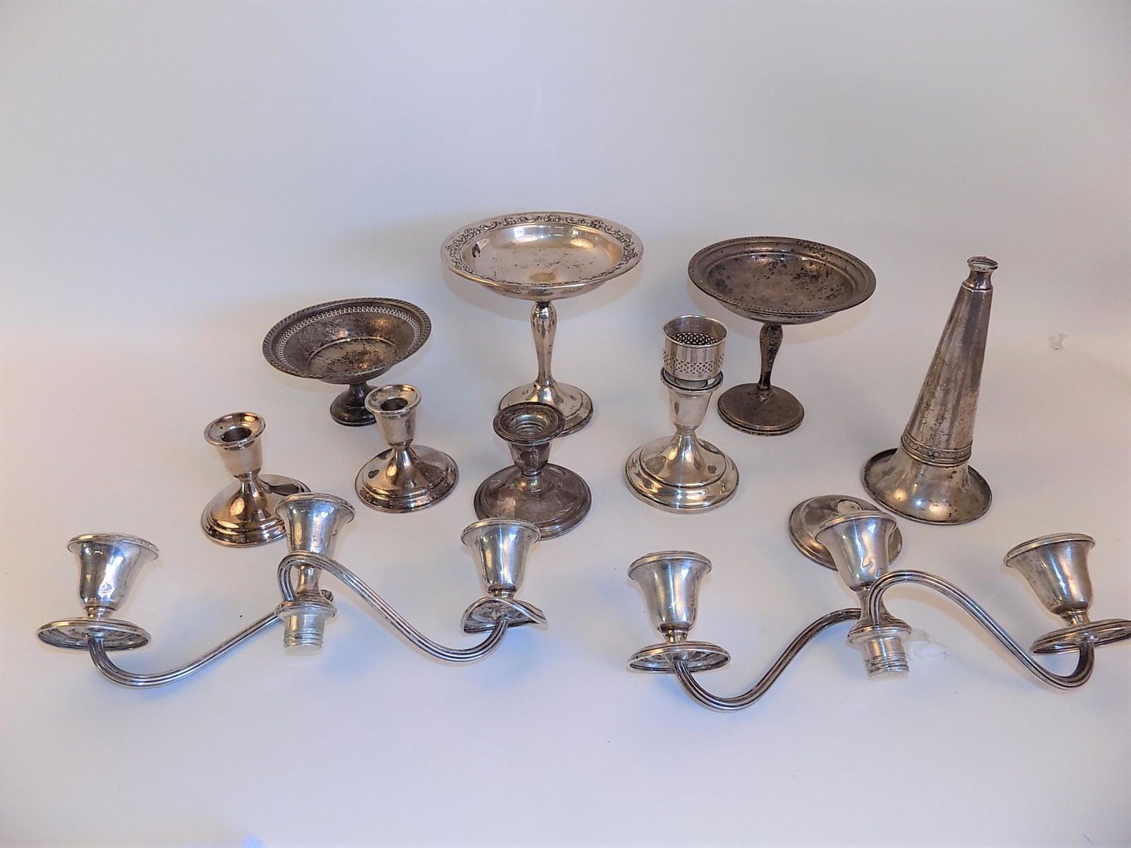 SET 8 TOWLE STERLING 11 INCH PLATES LOUIS XV PATTERN (1 of 6)