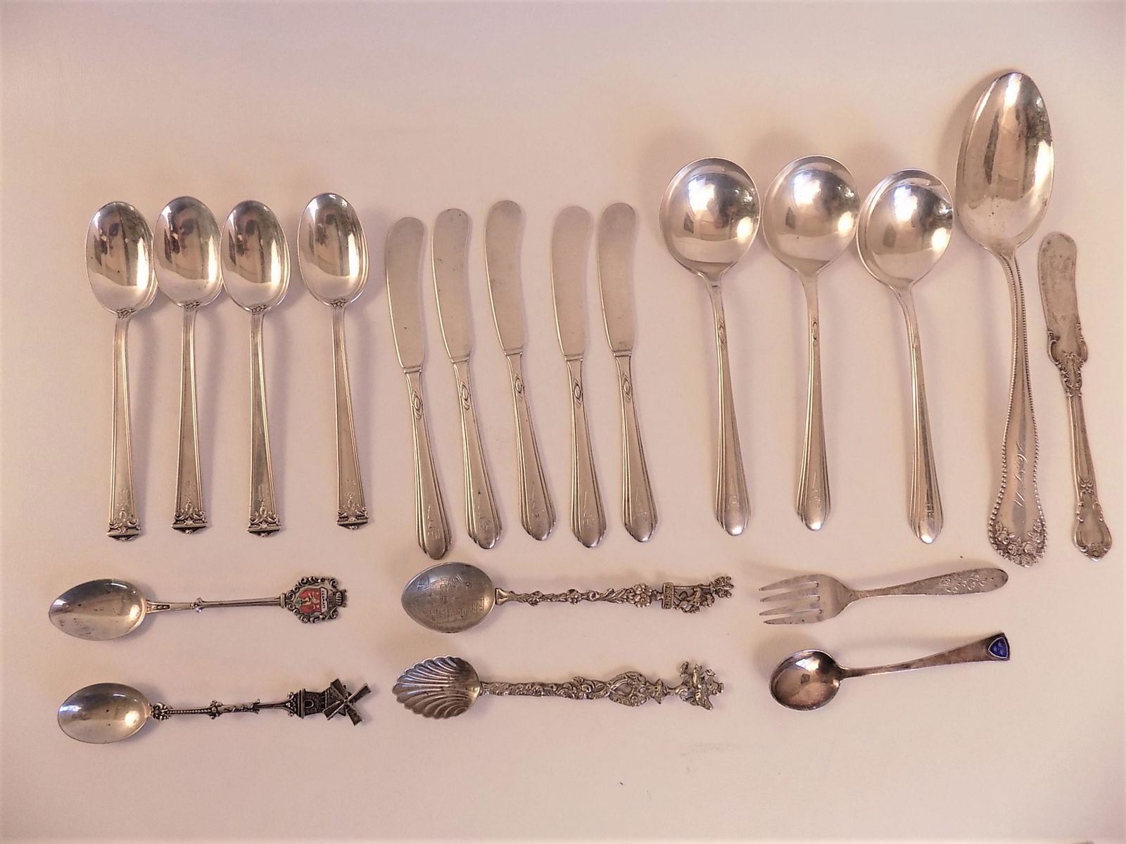 20 PIECES STERLING FLATWARE (1 of 2)