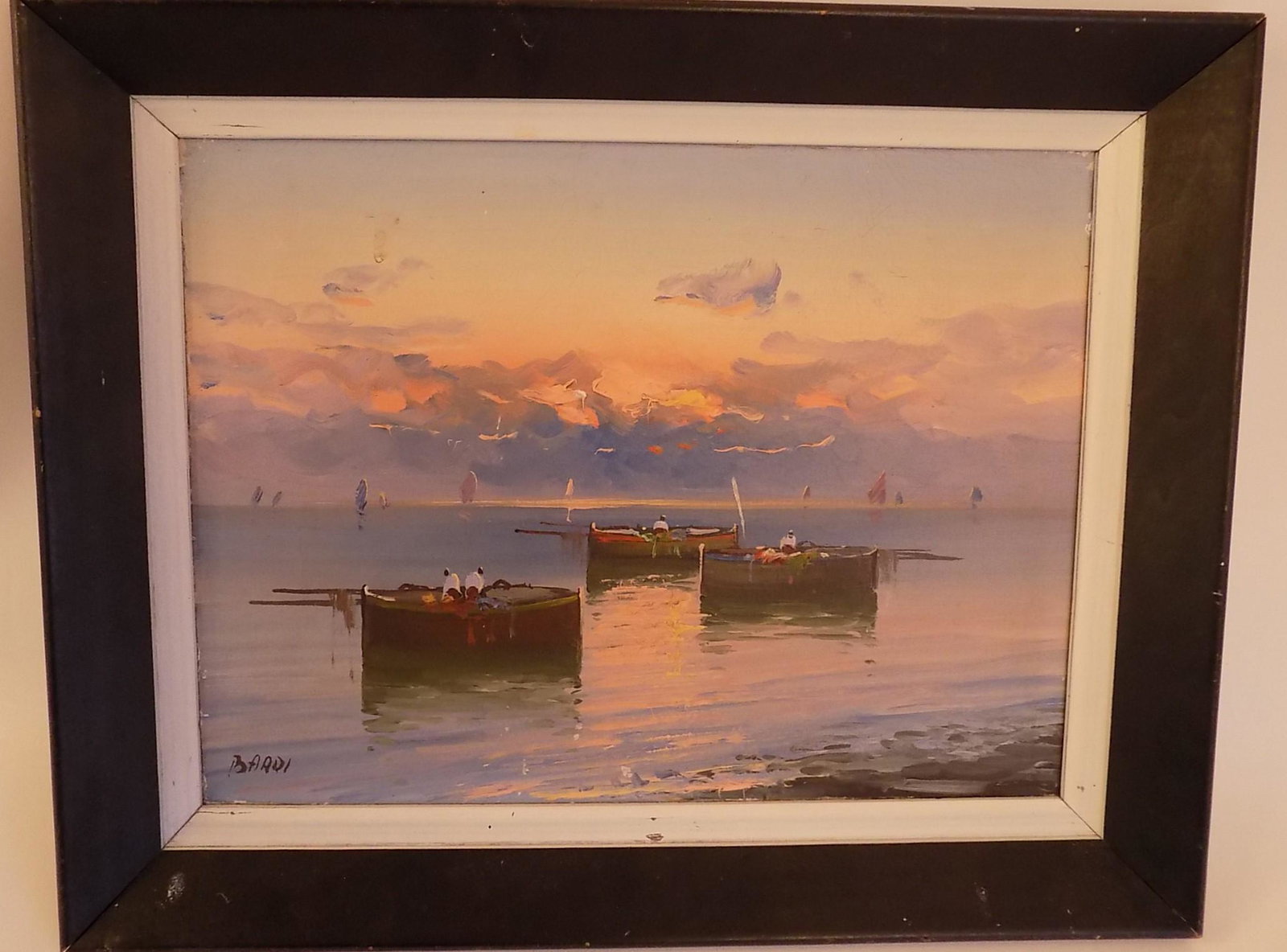 SIGNED BARDI ITALIAN PAINTING (1 of 2)