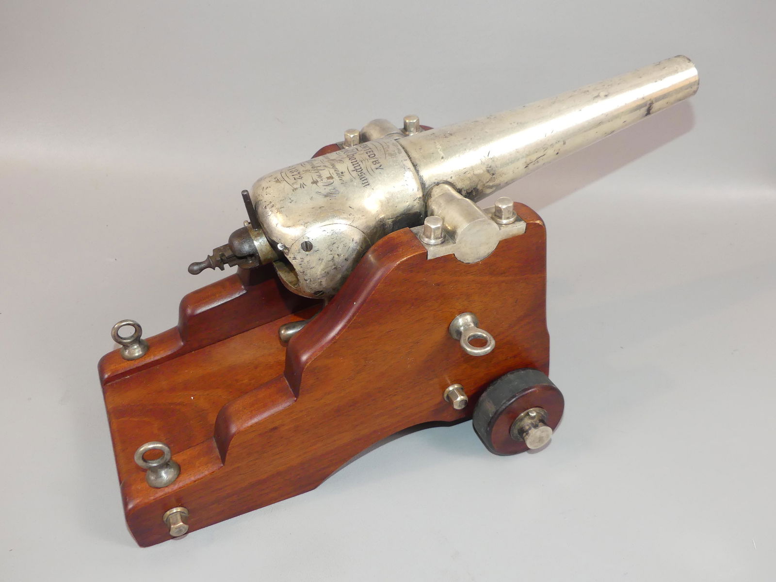 THOMPSON PROTOTYPE BRONZE CANNON MODEL 1872 (1 of 8)