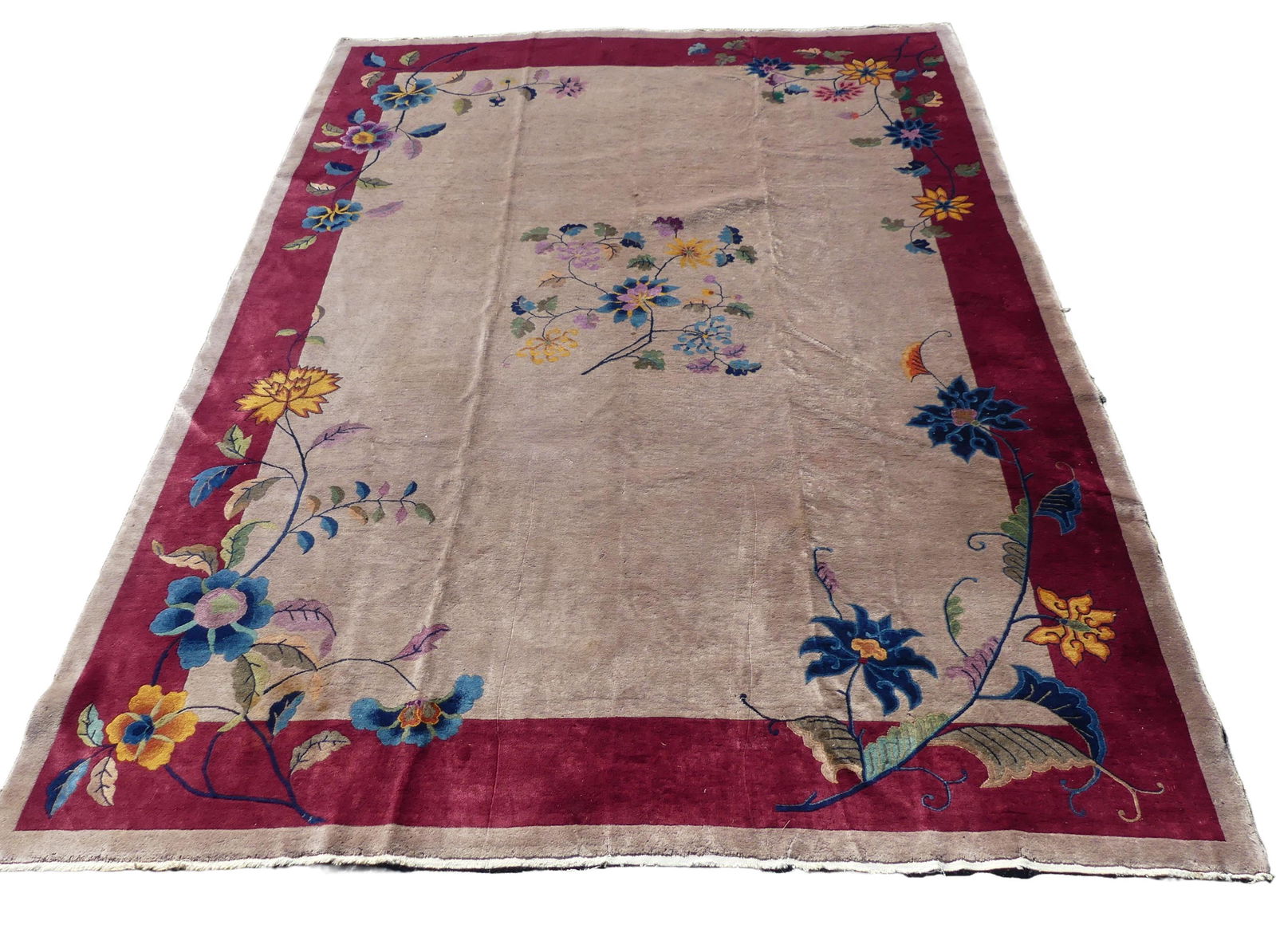 CHINESE ART DECO ROOM SIZE RUG (1 of 6)