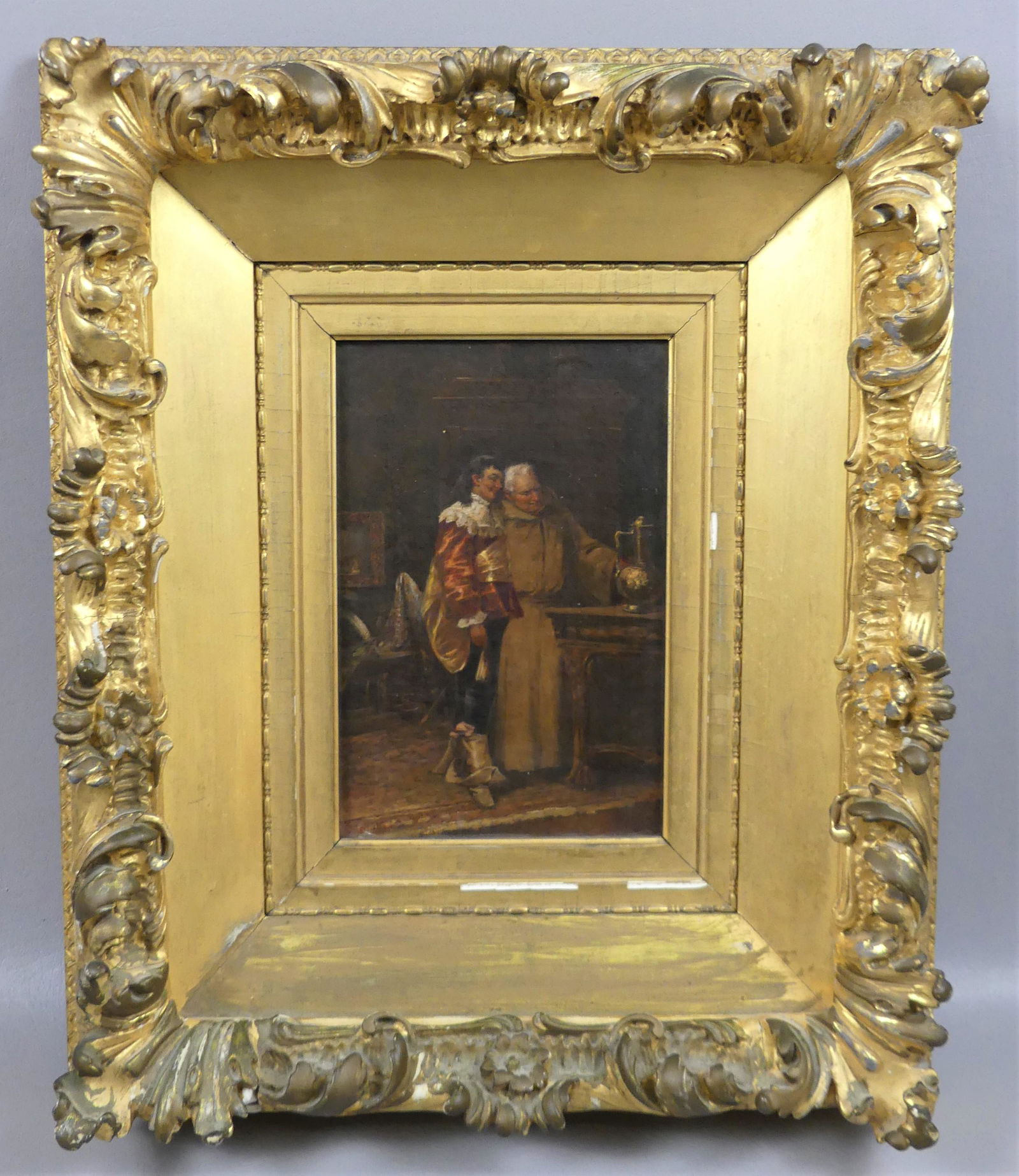 CARL MULLER INTERIOR GENRE PAINTING (1 of 5)