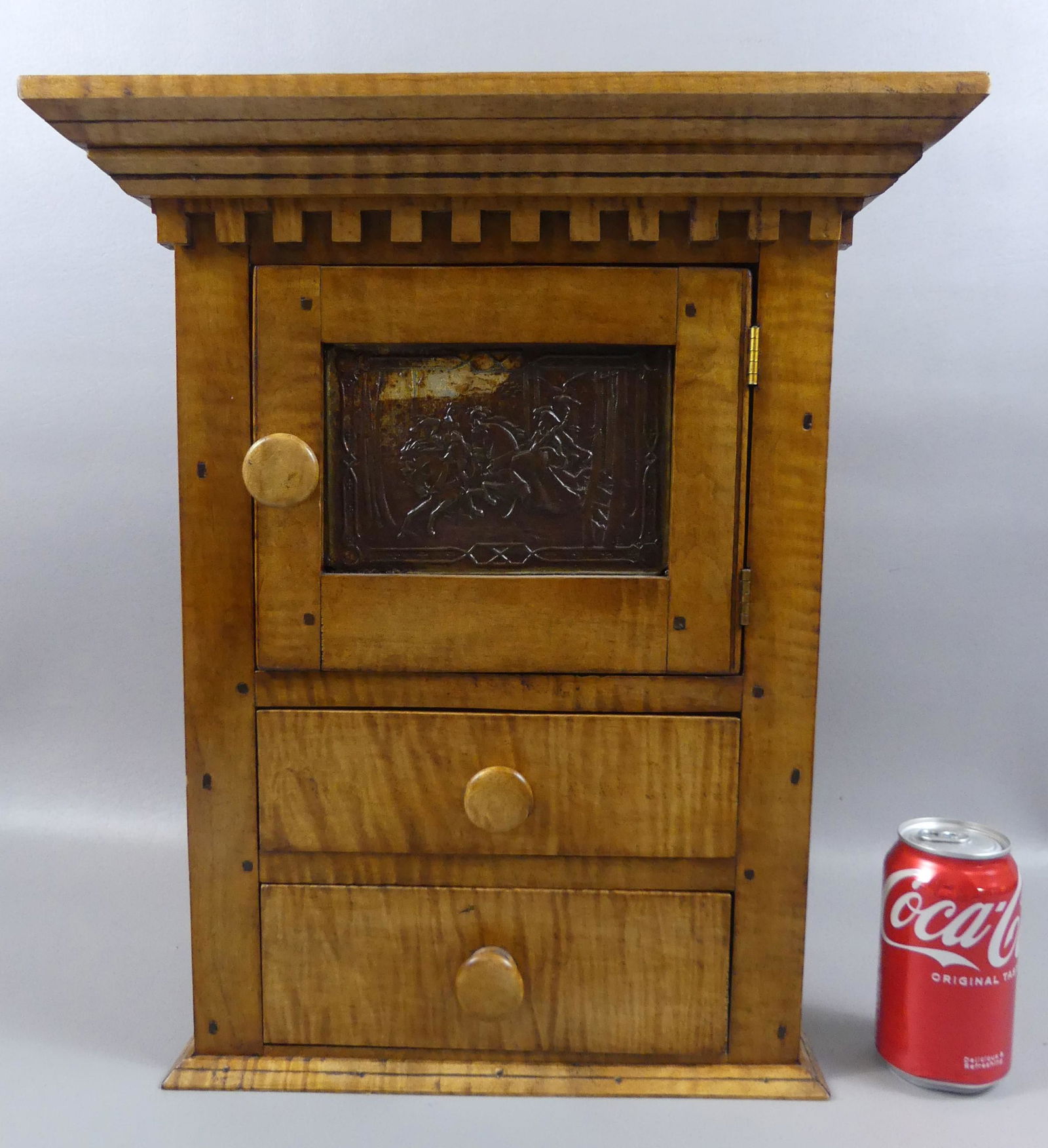 MINIATURE TIGER MAPLE CABINET (1 of 5)