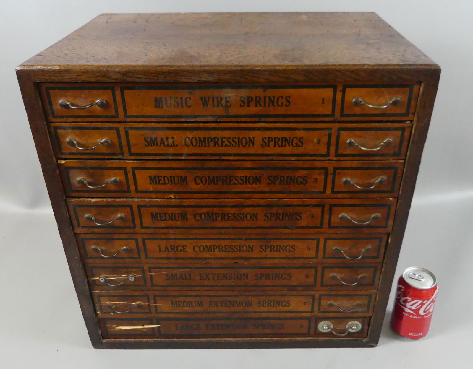 SMALL VICTORIAN HARDWARE CABINET (1 of 3)