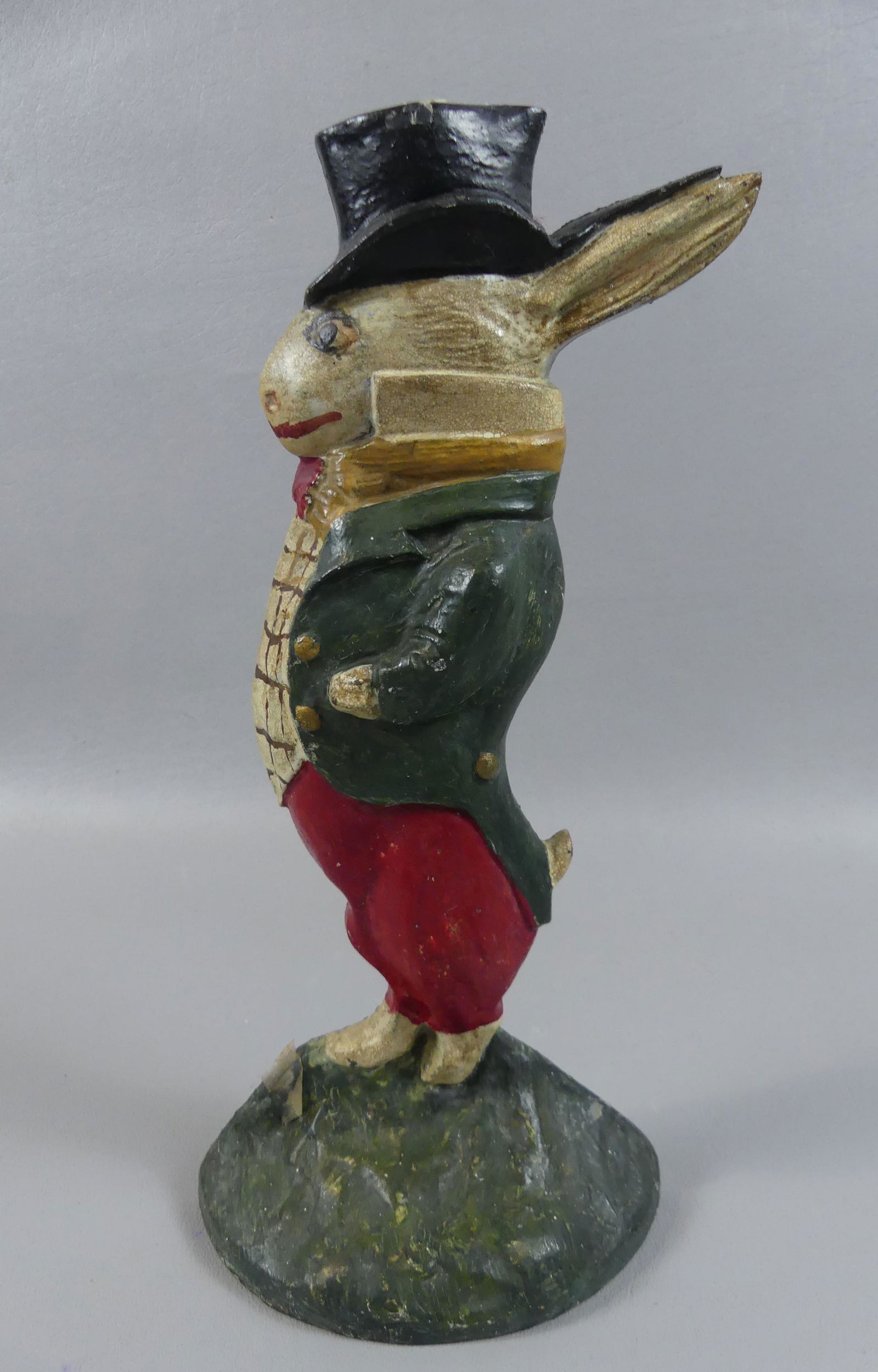 MAD HATTER RABBIT DOORSTOP (1 of 2)