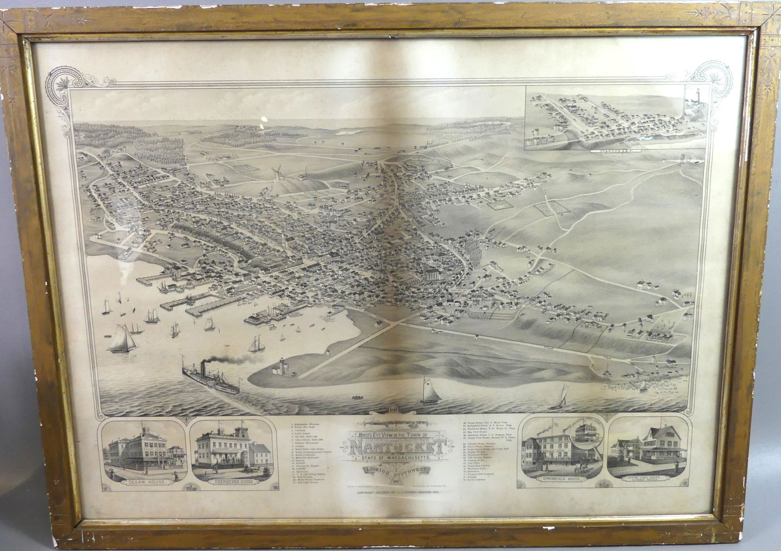 1881 NANTUCKET MAP BY STONER (1 of 5)