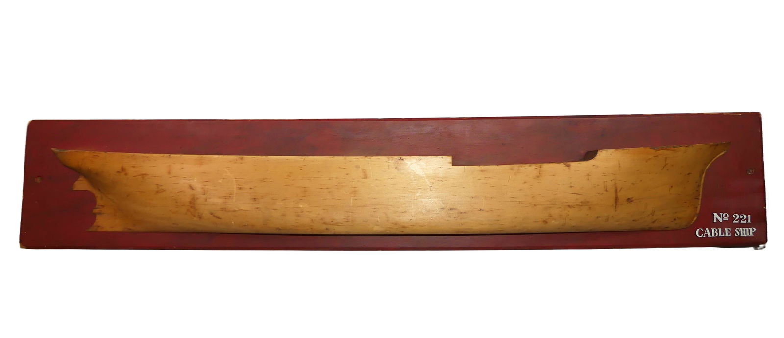 5 FT. WOOD HALF HULL MODEL (1 of 4)