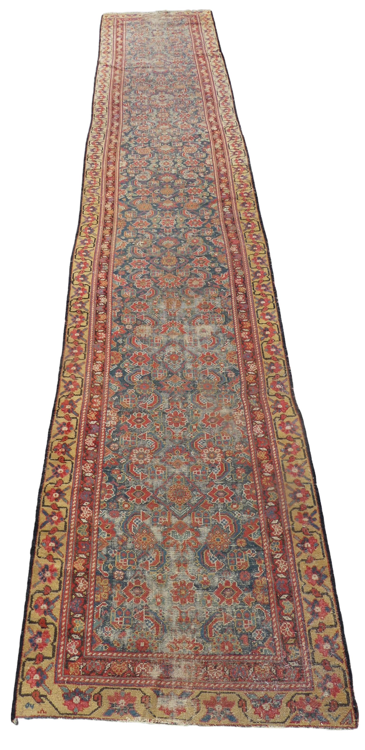 ANTIQUE 16 FT. ORIENTAL RUNNER (1 of 5)
