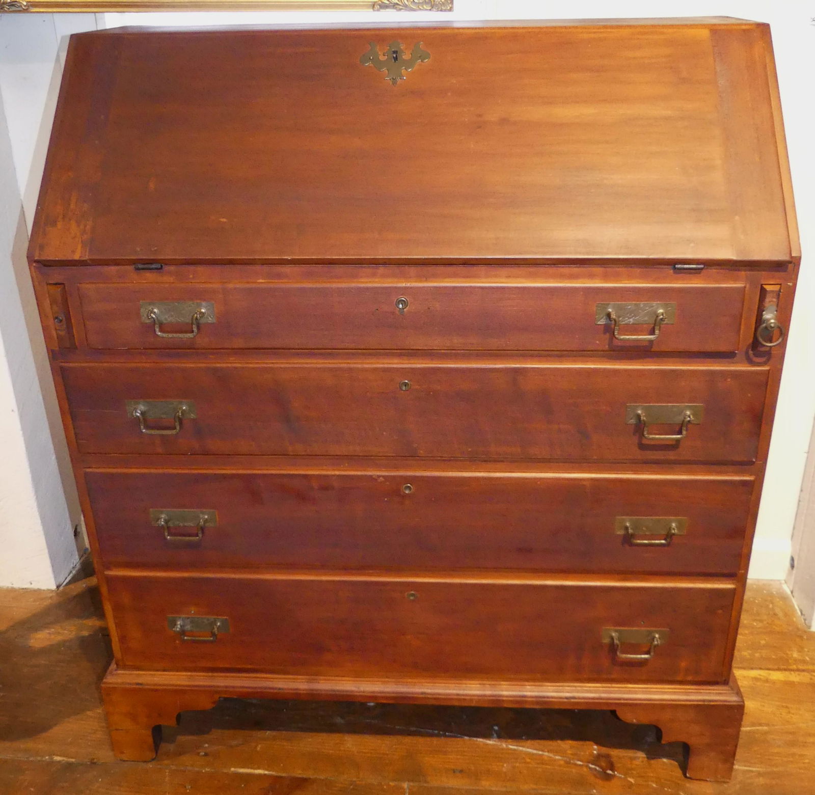 PERIOD SLANT FRONT MAPLE DESK (1 of 4)