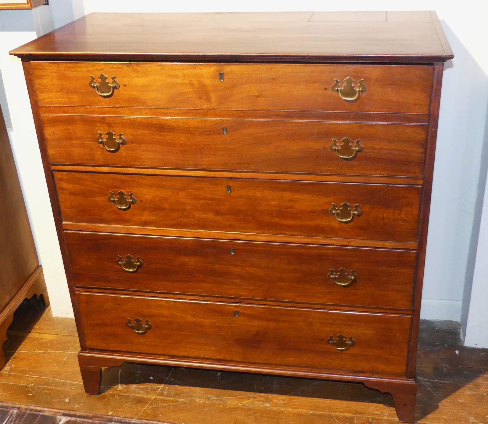 PERIOD MAHOGANY BUTLER'S DESK (1 of 5)