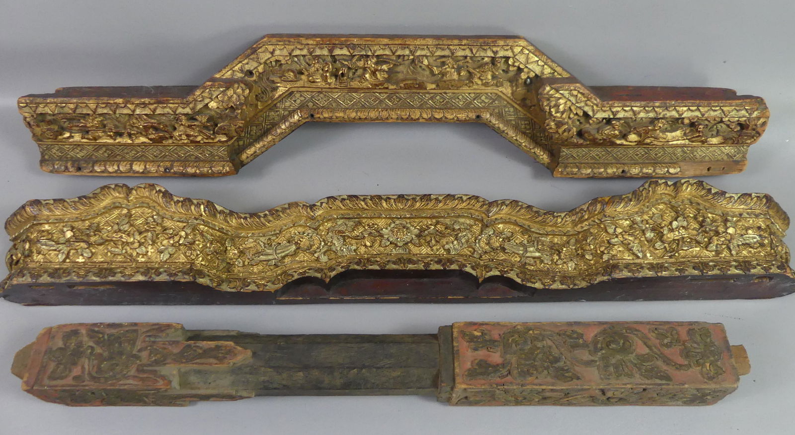 3 ANTIQUE ASIAN CARVINGS (1 of 9)