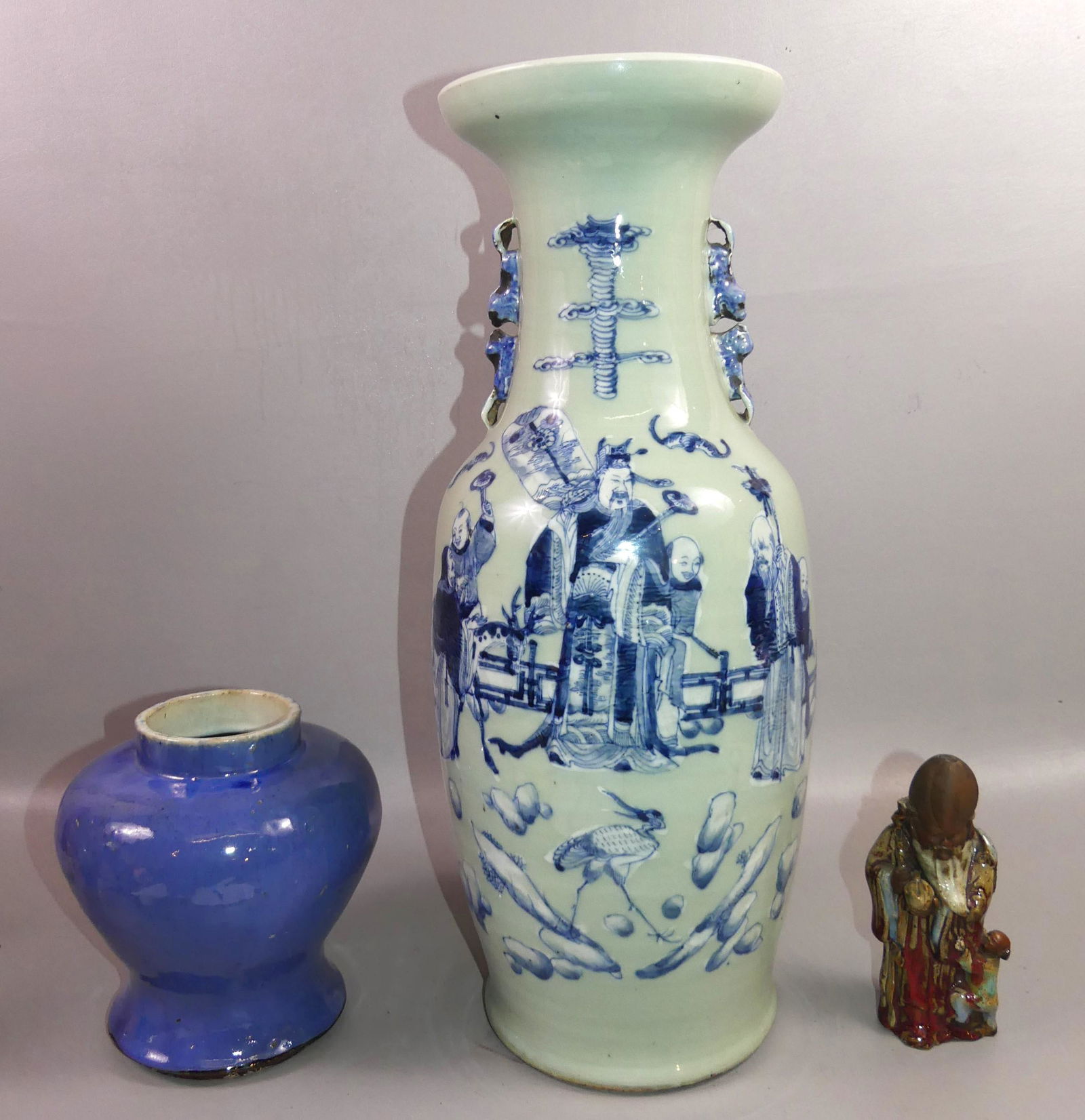 3 CHINESE CERAMIC ITEMS (1 of 4)
