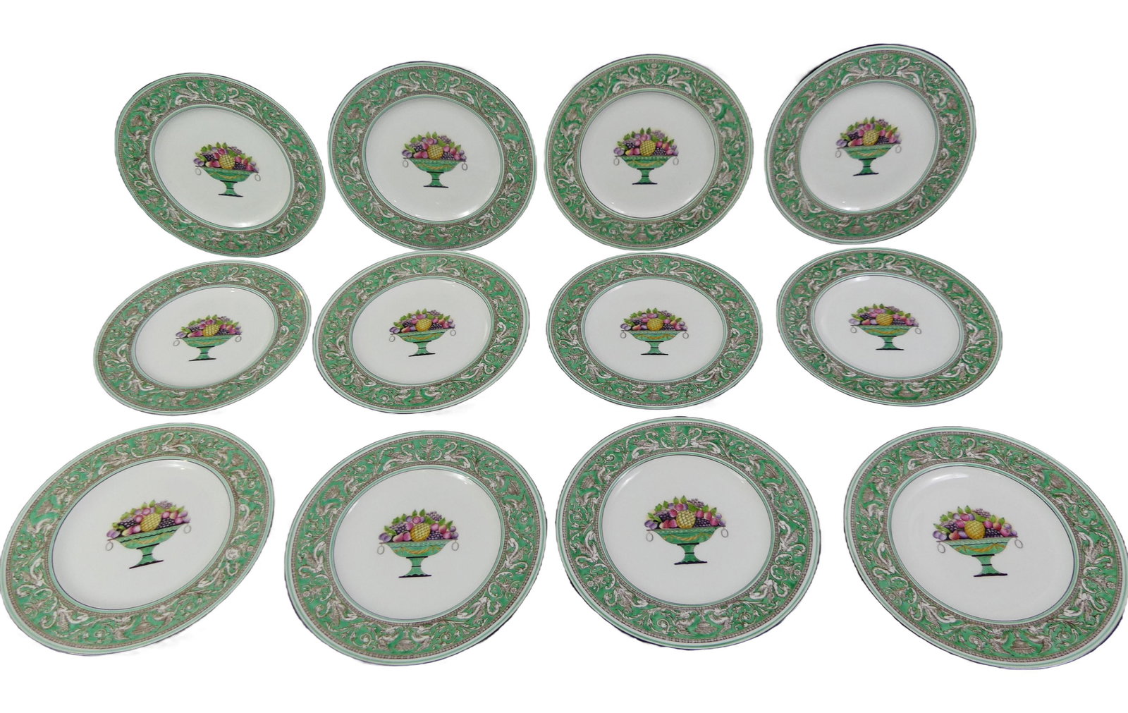 WEDGWOOD FLORENTINE SET - GREEN (1 of 4)