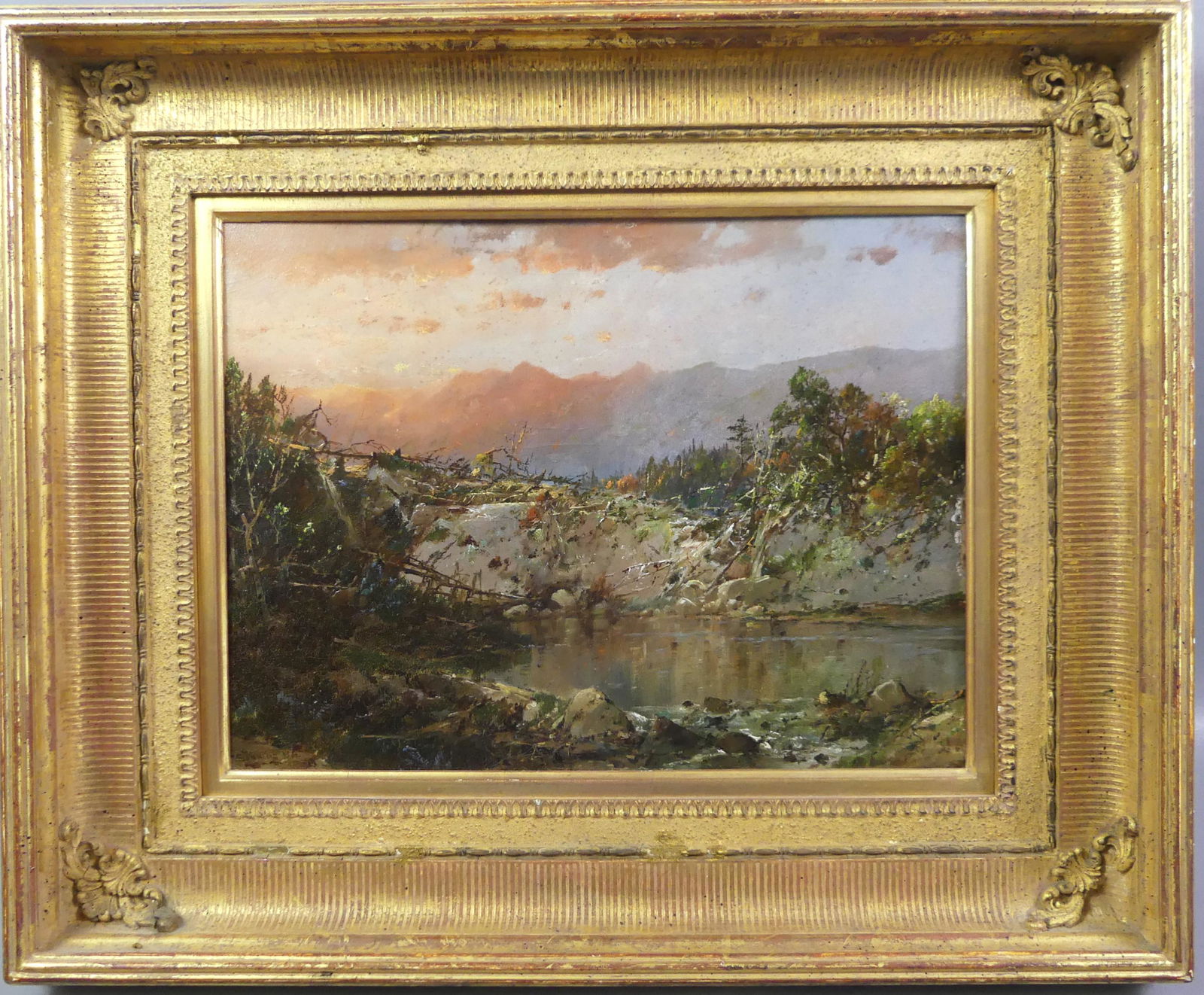 WILLIAM SONNTAG OIL PAINTING - NEW HAMPSHIRE (1 of 4)