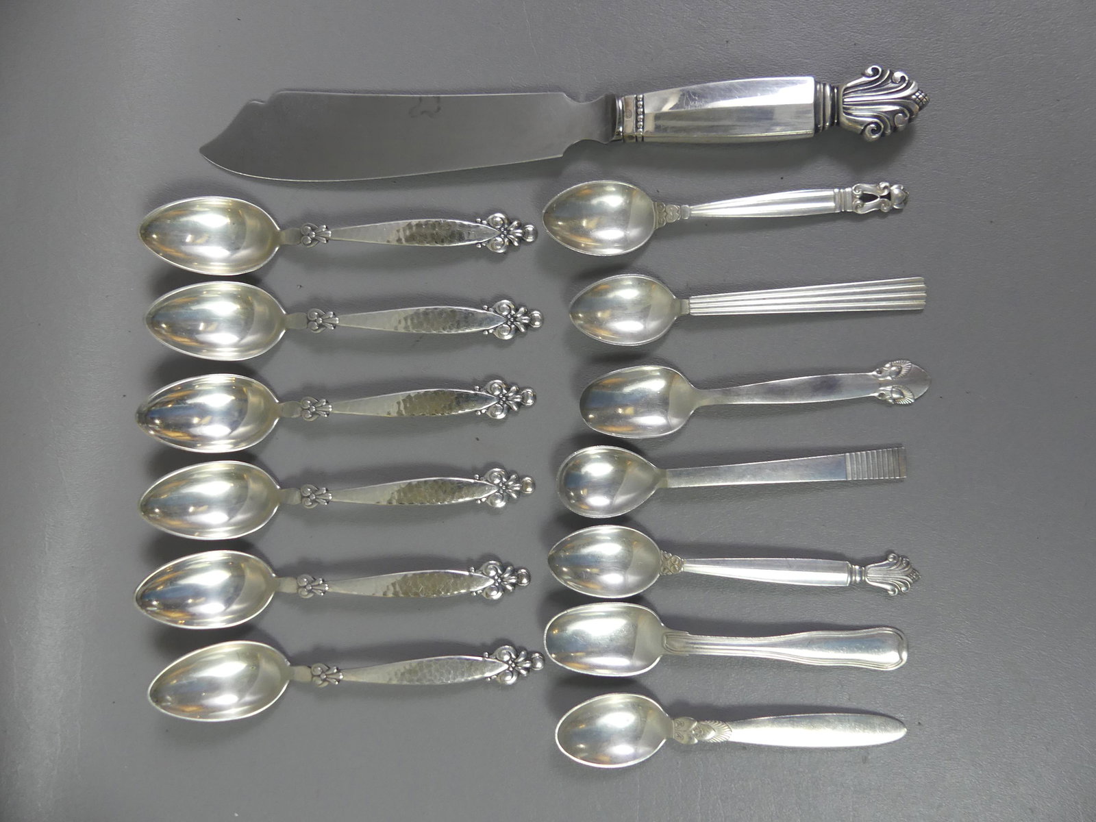 GEO. JENSEN STERLING SILVER LOT (1 of 4)