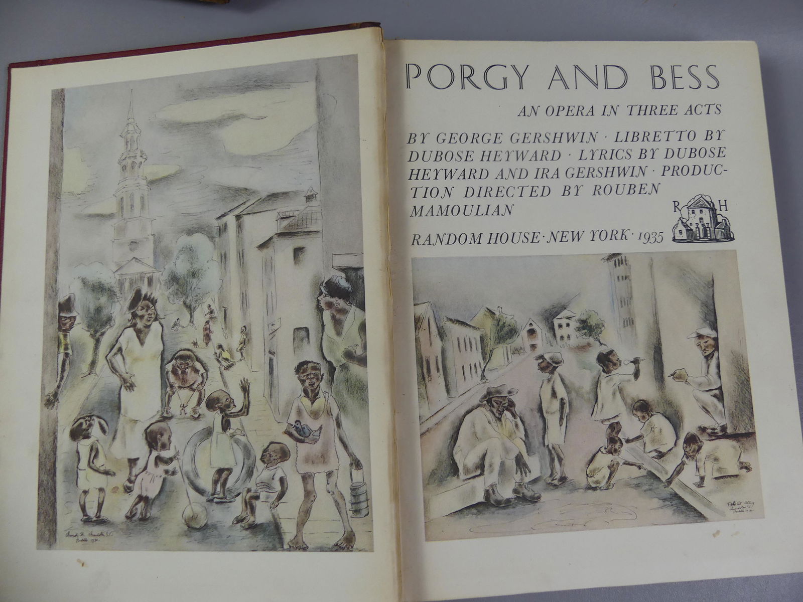 1935 GERSHWIN AUTOGRAPHED BOOK - PORGY & BESS (1 of 4)