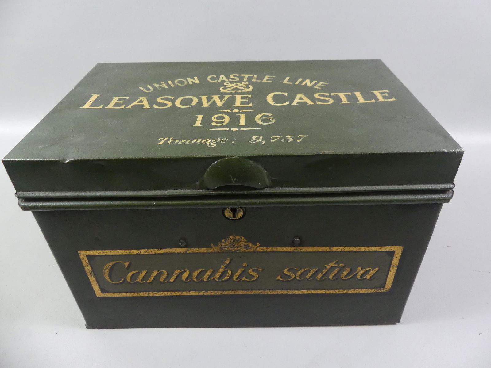 1916 CANNABIS SHIP'S MEDICAL BOX (1 of 4)