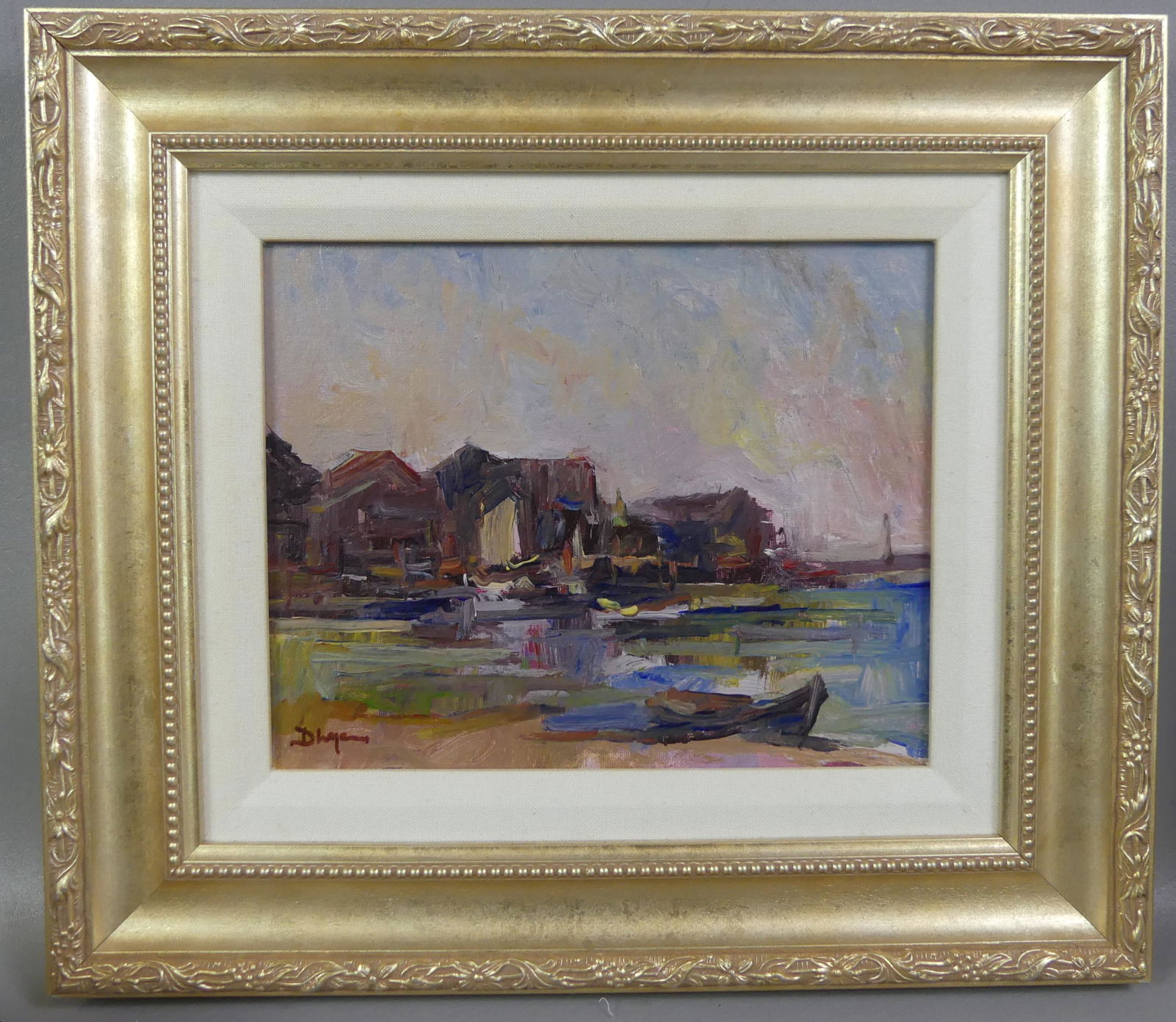 DAVID LAZARUS PAINTING - NANTUCKET YACHT CLUB (1 of 2)